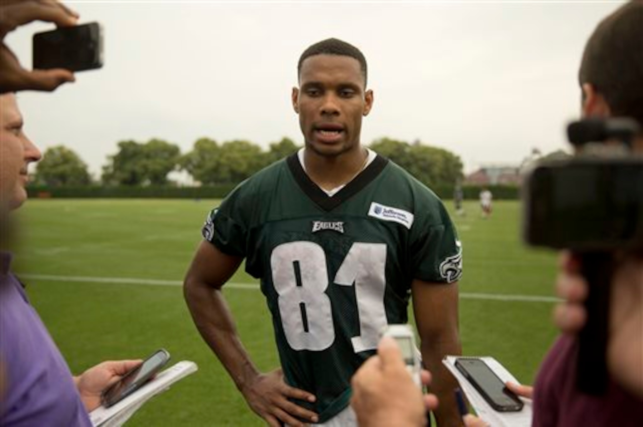 Jordan Matthews is trying to grasp a starting role in Philly.