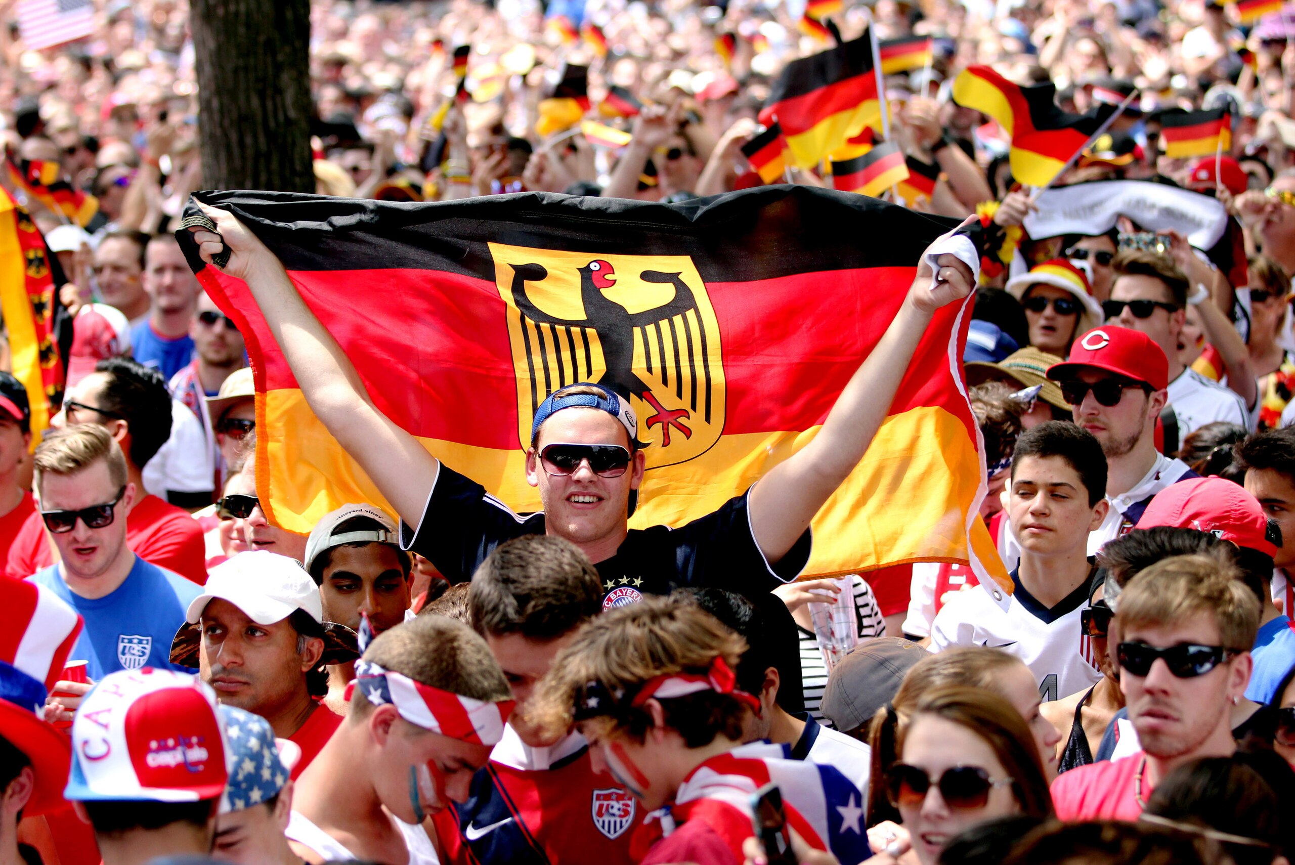 Germans going strong Germans going strong