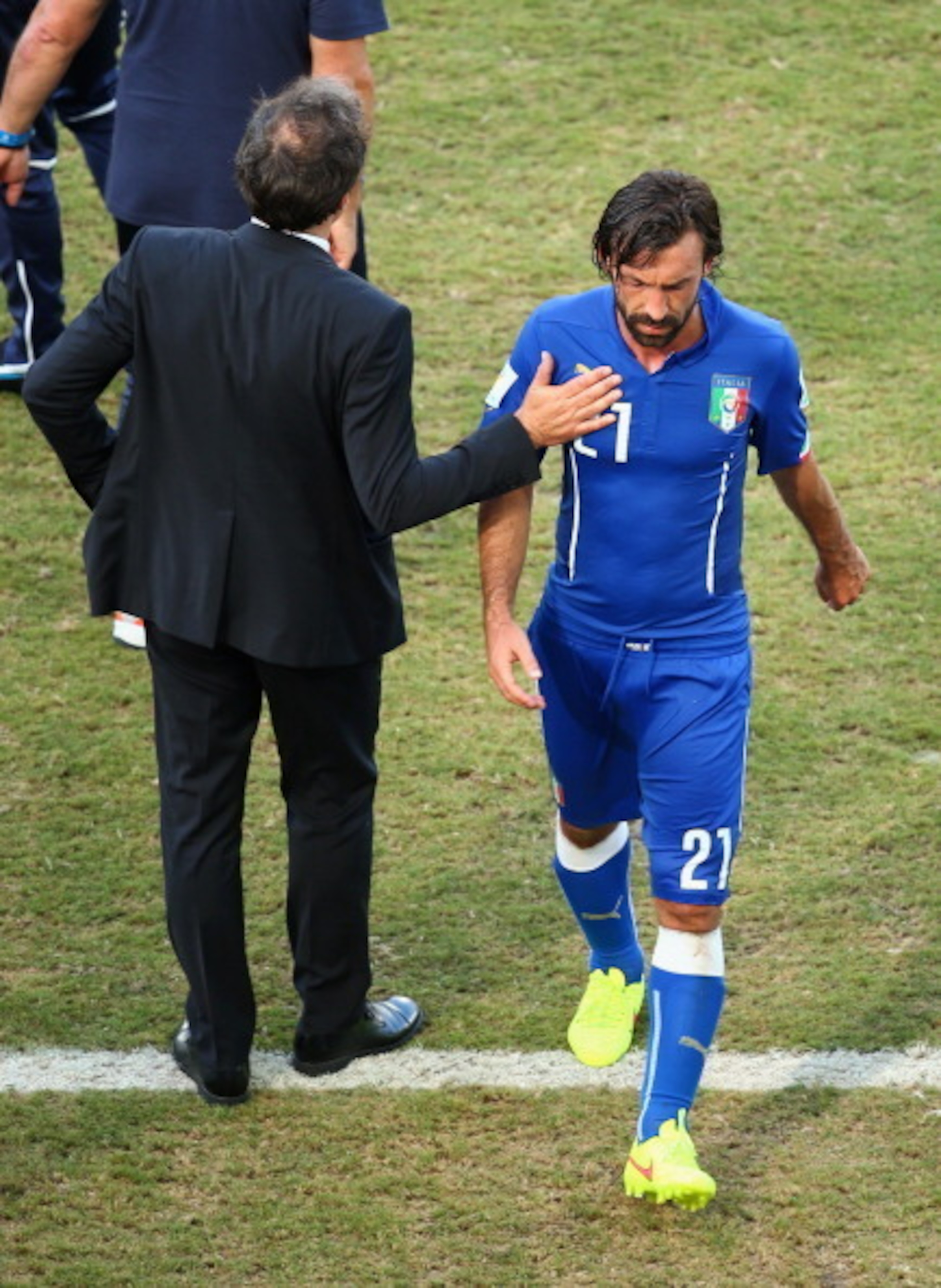Andrea Pirlo has played his last game for Italy...we think. Andrea Pirlo has played his last game for Italy...we think.