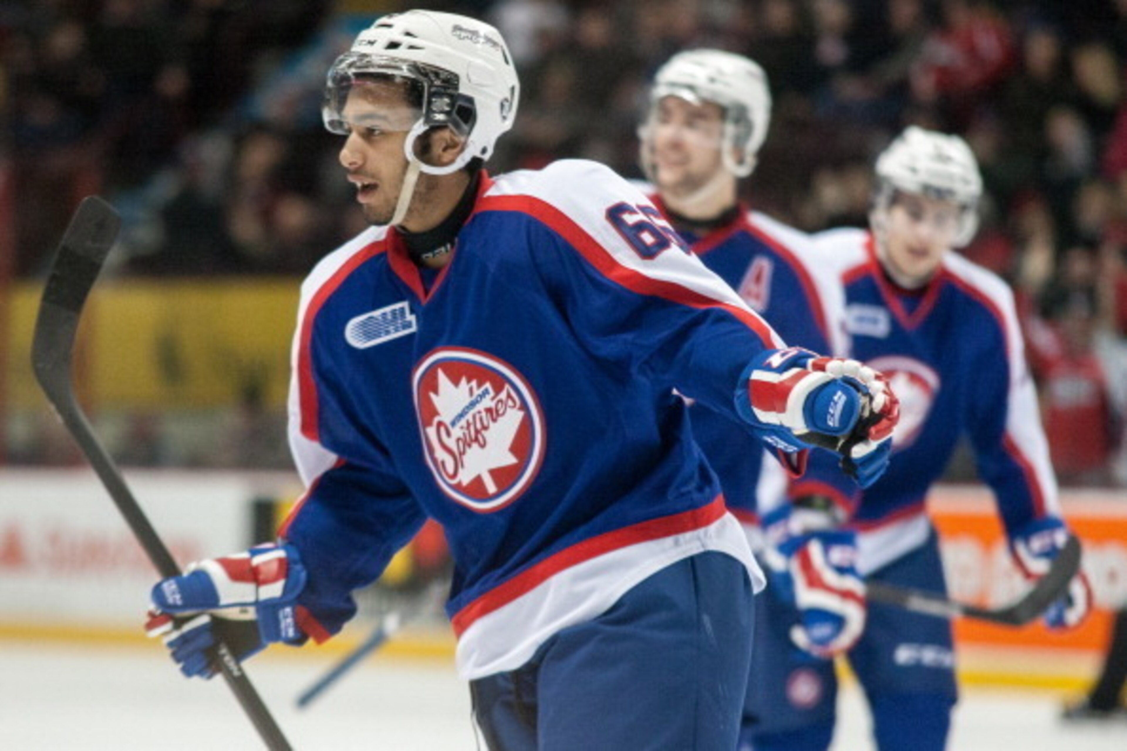 Josh Ho-Sang of the Windsor Spitfires