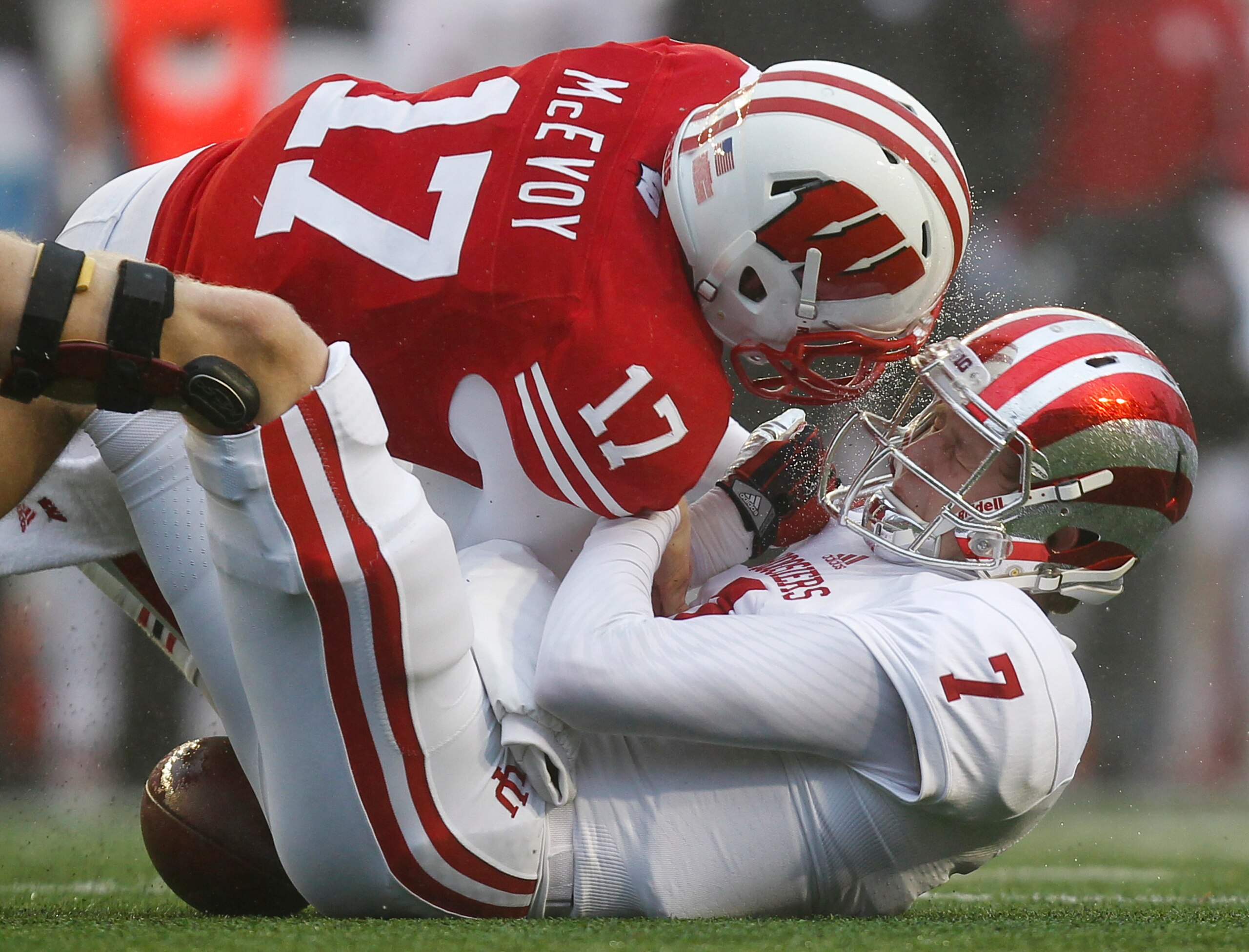 Tanner McEvoy, a safety and wide receiver last season, is one of the final two candidates to play quarterback this season.
