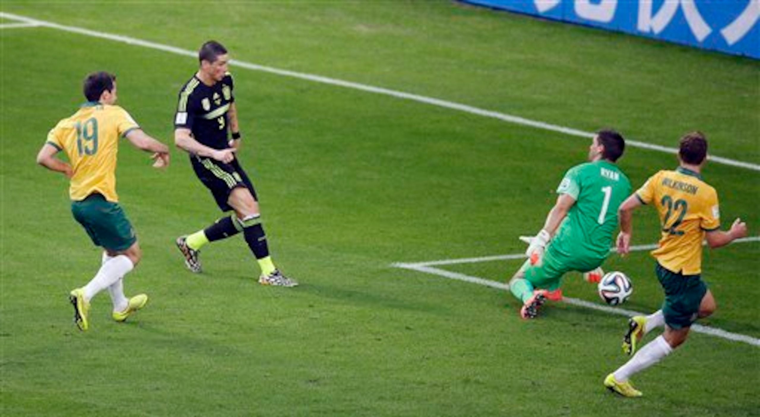 Torres scored against Australia. Yes, really.