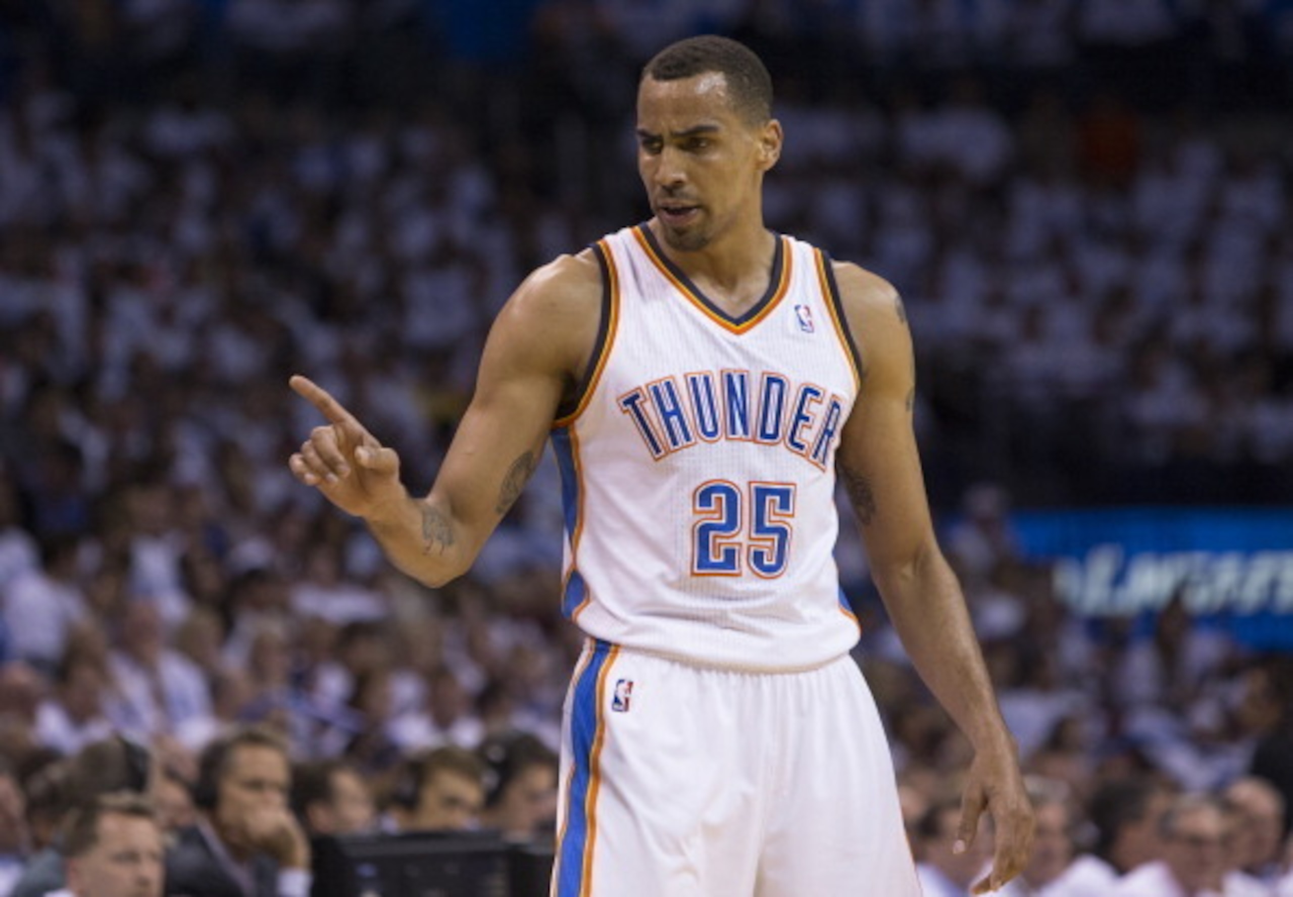 Thabo used to shoot the three and play D. Then he stopped doing the first one. That could easily change.
