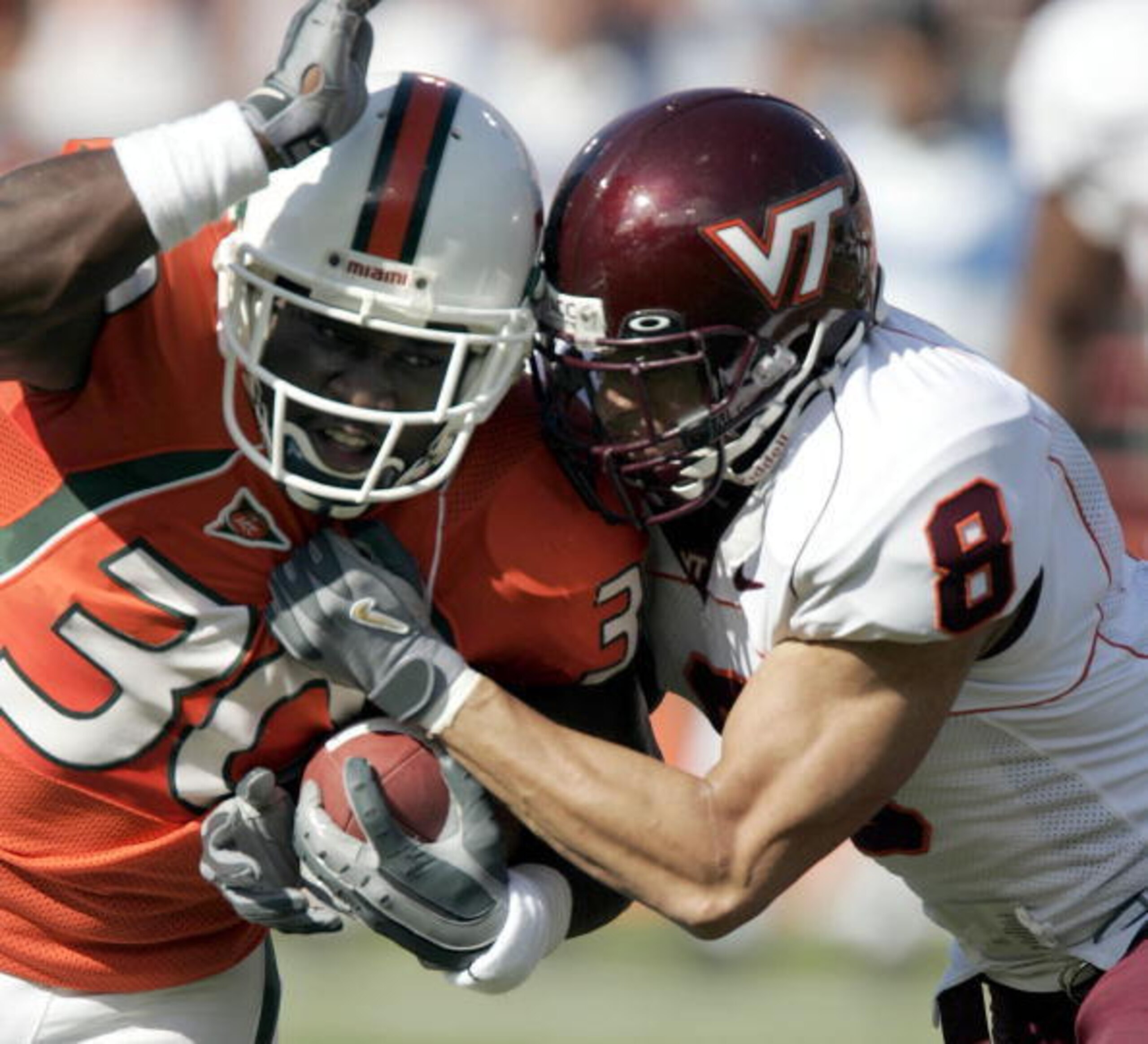 Miami (Fla.) and Virginia Tech both moved to the ACC in 2004.