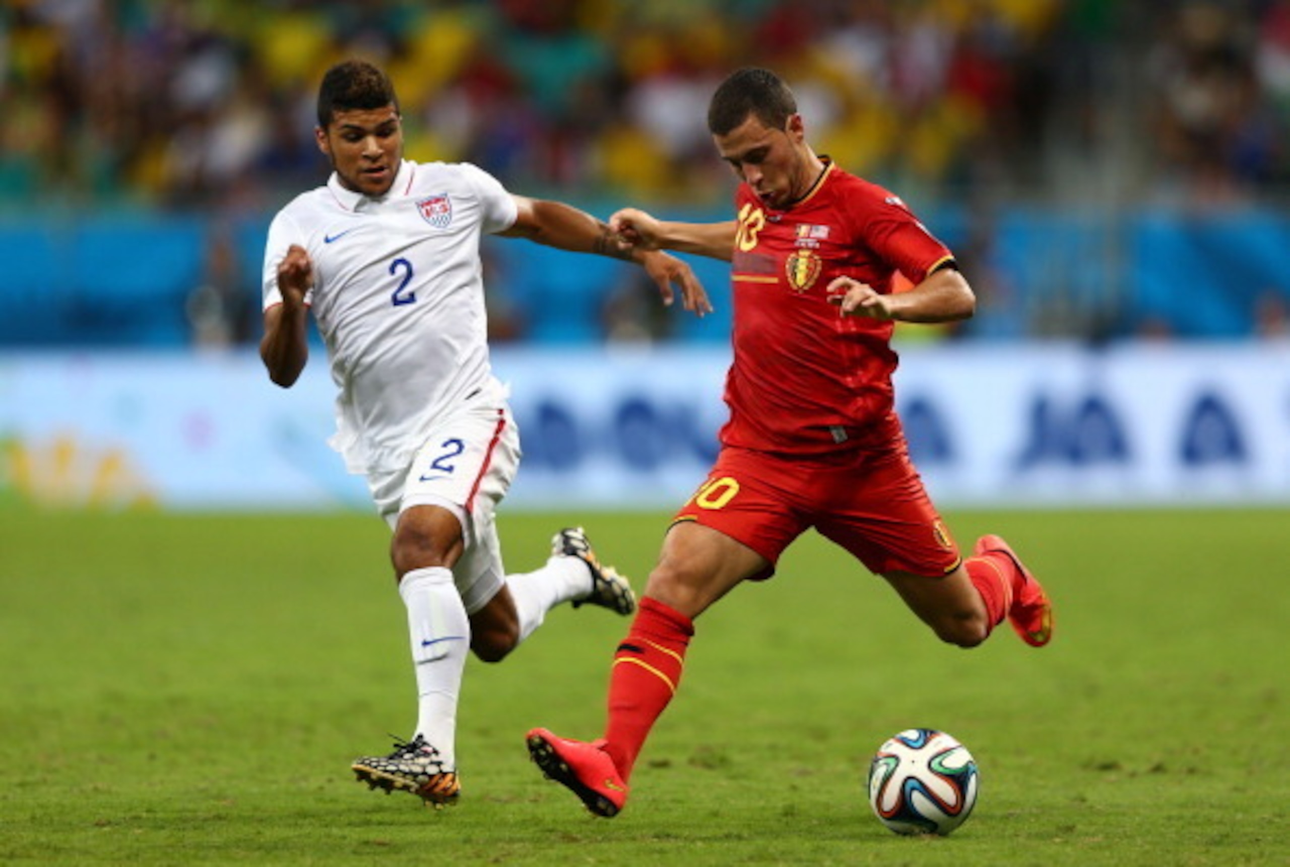Yedlin has been the surprise of the tournament among the Americans' young players.