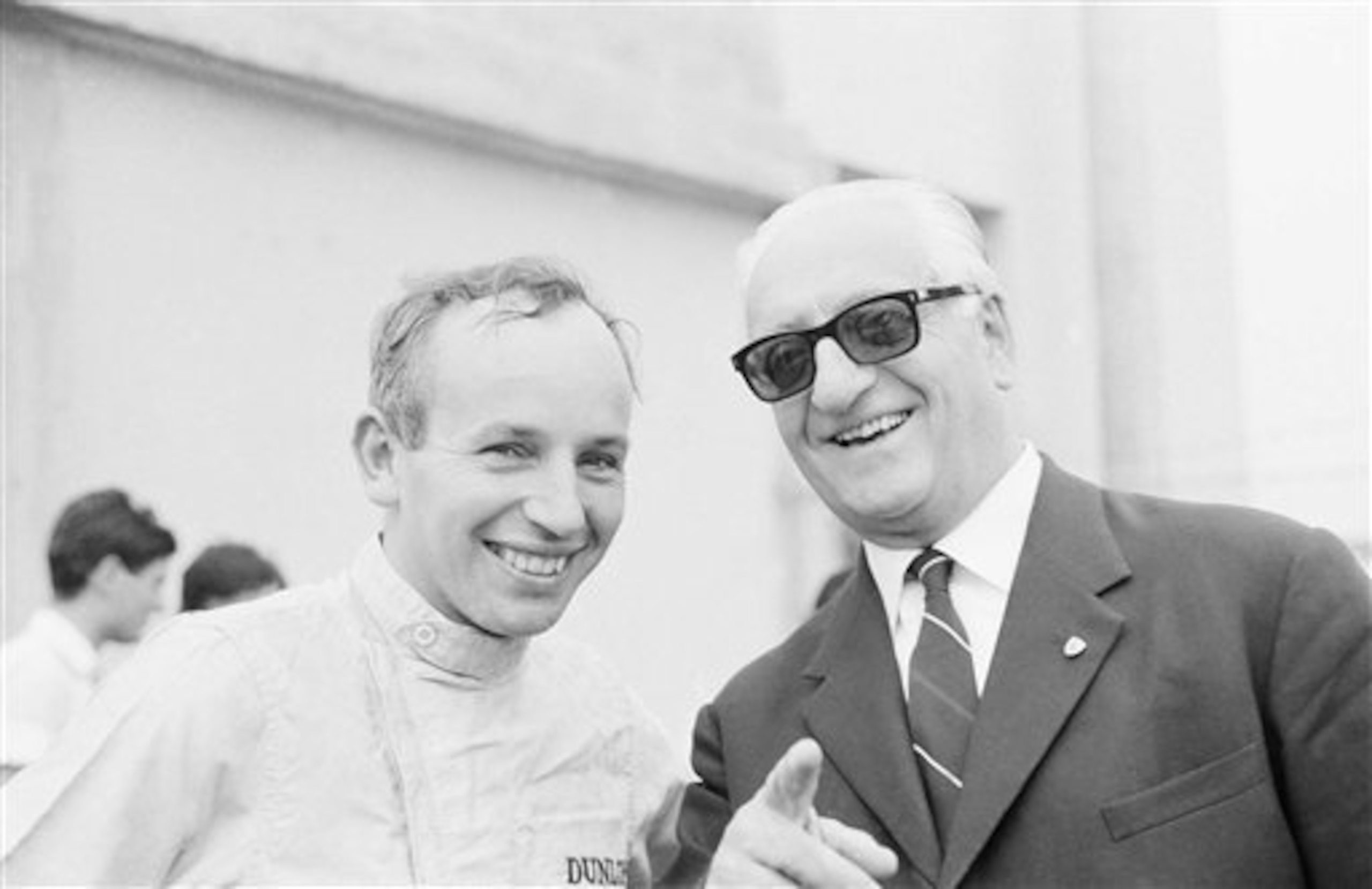 Surtees with Enzo Ferrari in 1964. Surtees with Enzo Ferrari in 1964.