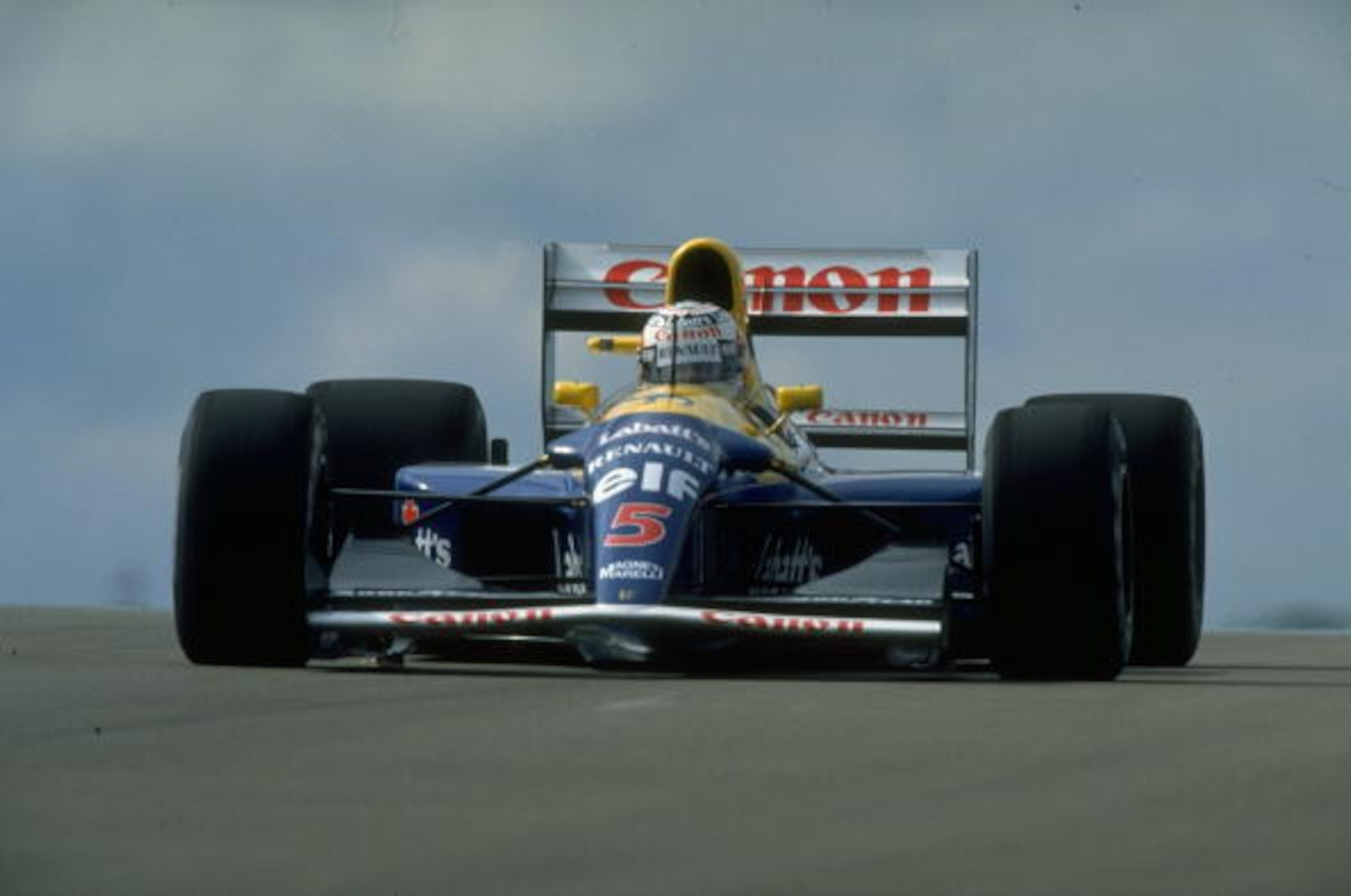 Mansell driving for Williams in 1992. Mansell driving for Williams in 1992.
