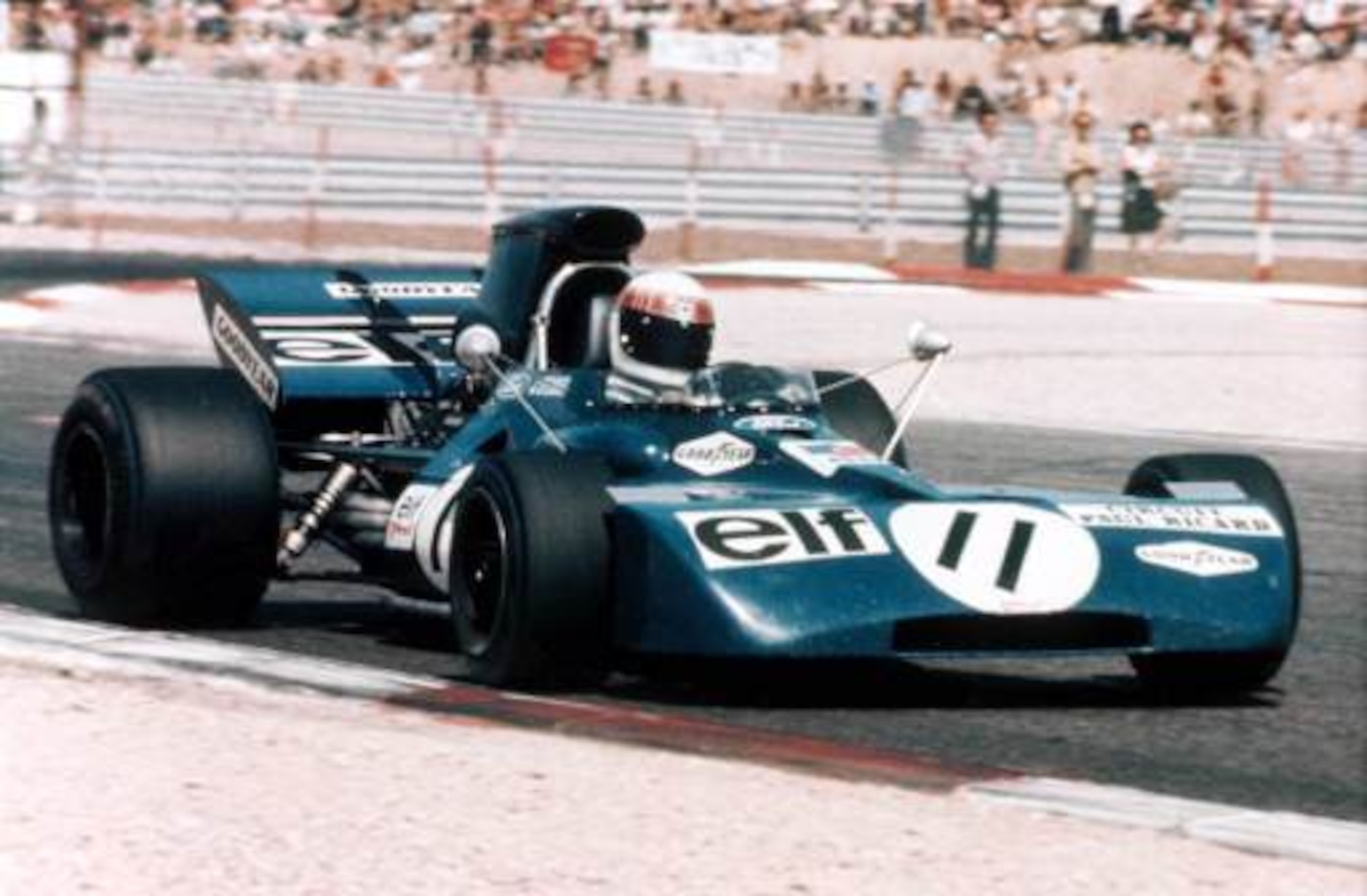 Stewart in 1971, the year of his second title. Stewart in 1971, the year of his second title.