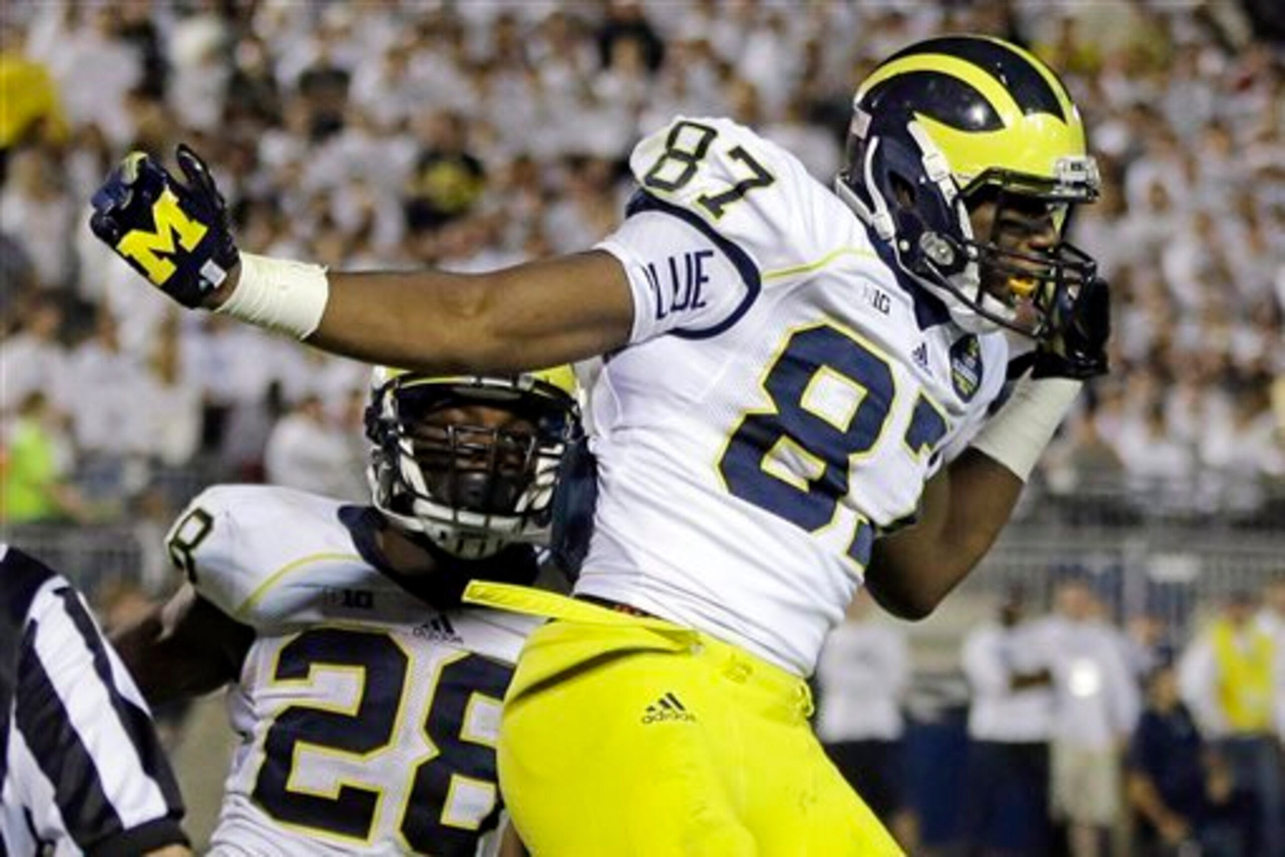 Devin Funchess returns as perhaps Michigan's most potent offensive weapon.
