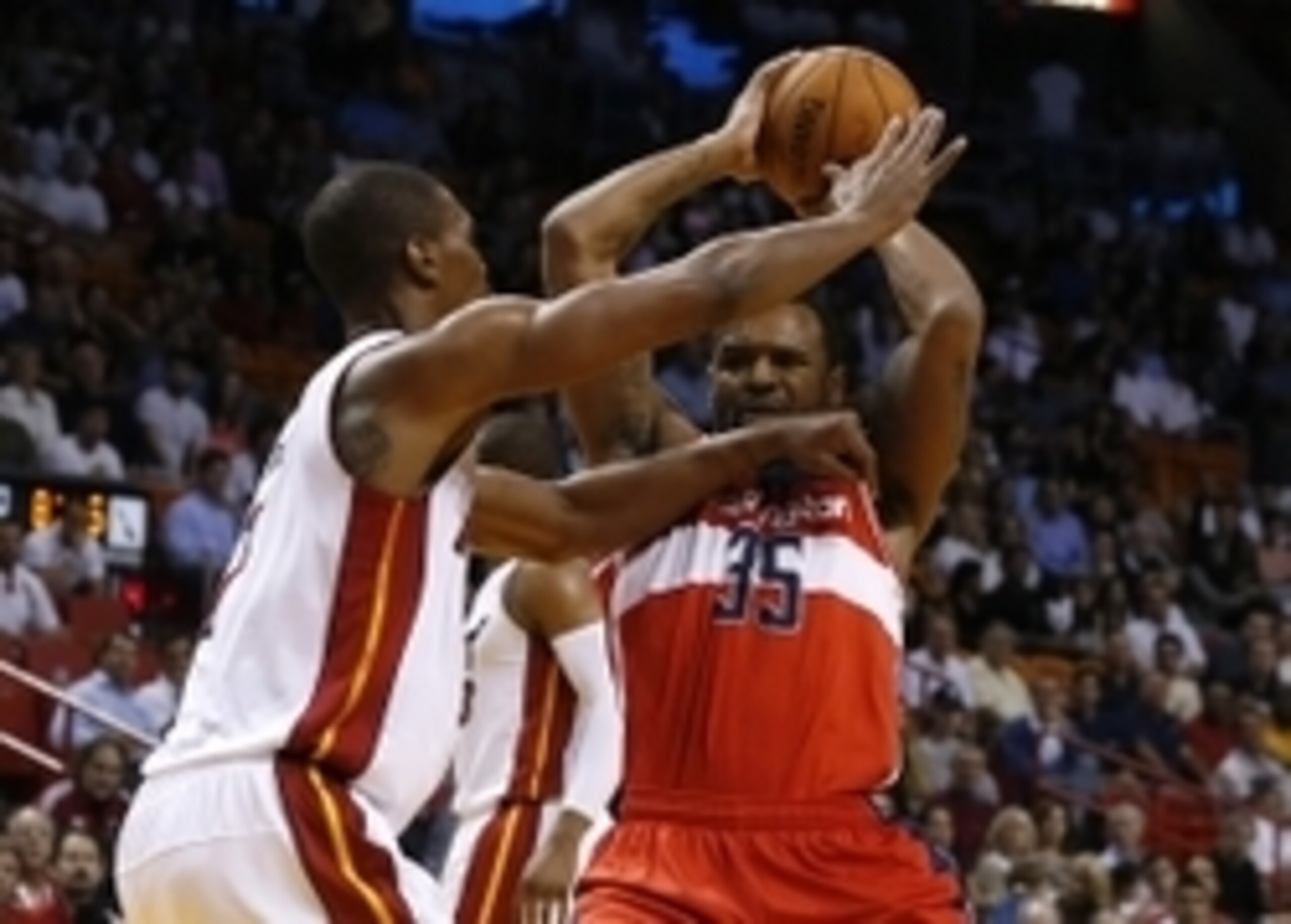 Although Trevor Booker is mainly a bench player, he filled in admirably as a starter when Nene went down with an injury toward the end of the regular season.
