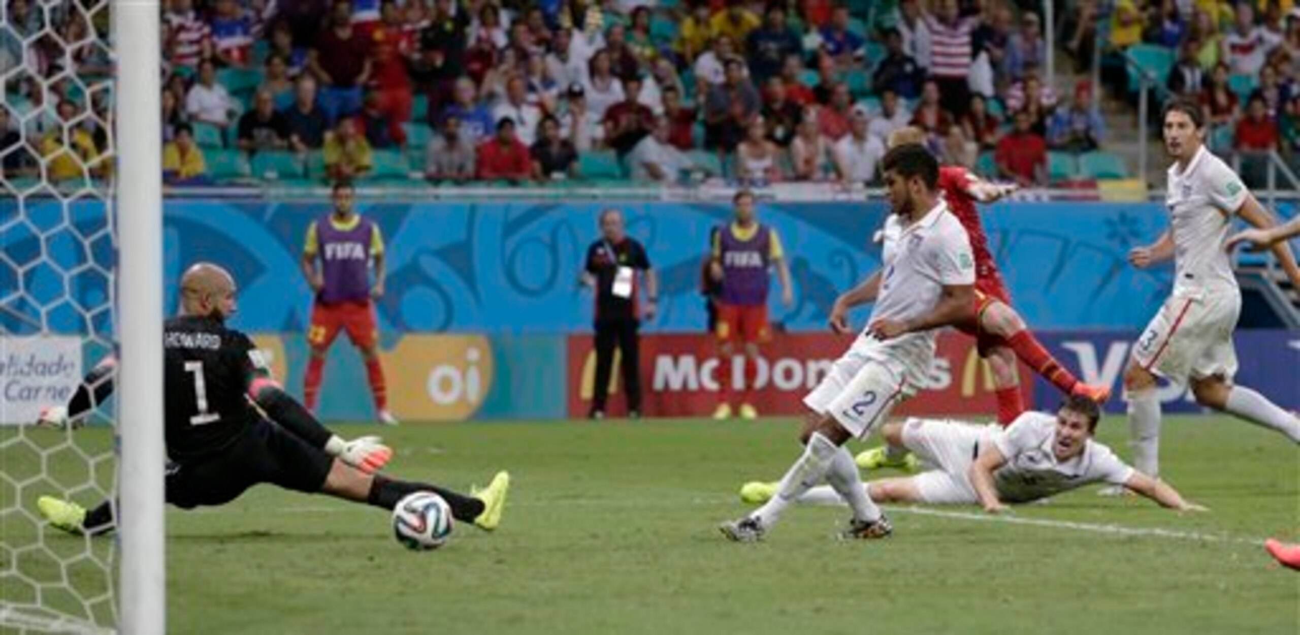 Until this moment, you thought Belgium might never beat Howard.