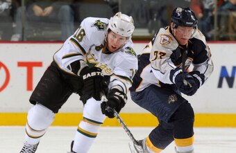 James Neal and Patric Hornqvist (2010)