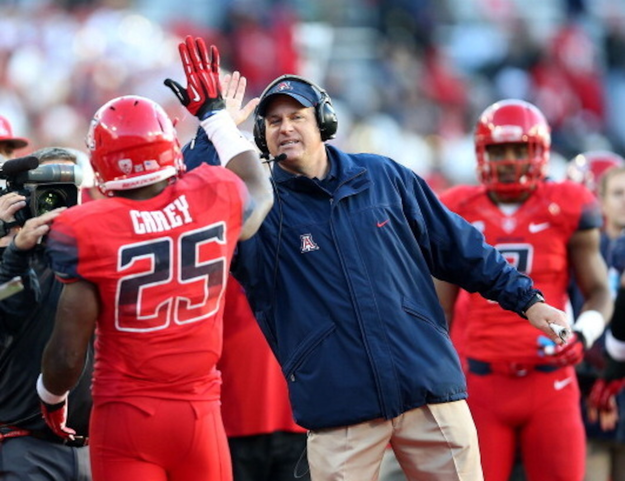 Head coach Rich Rodriguez