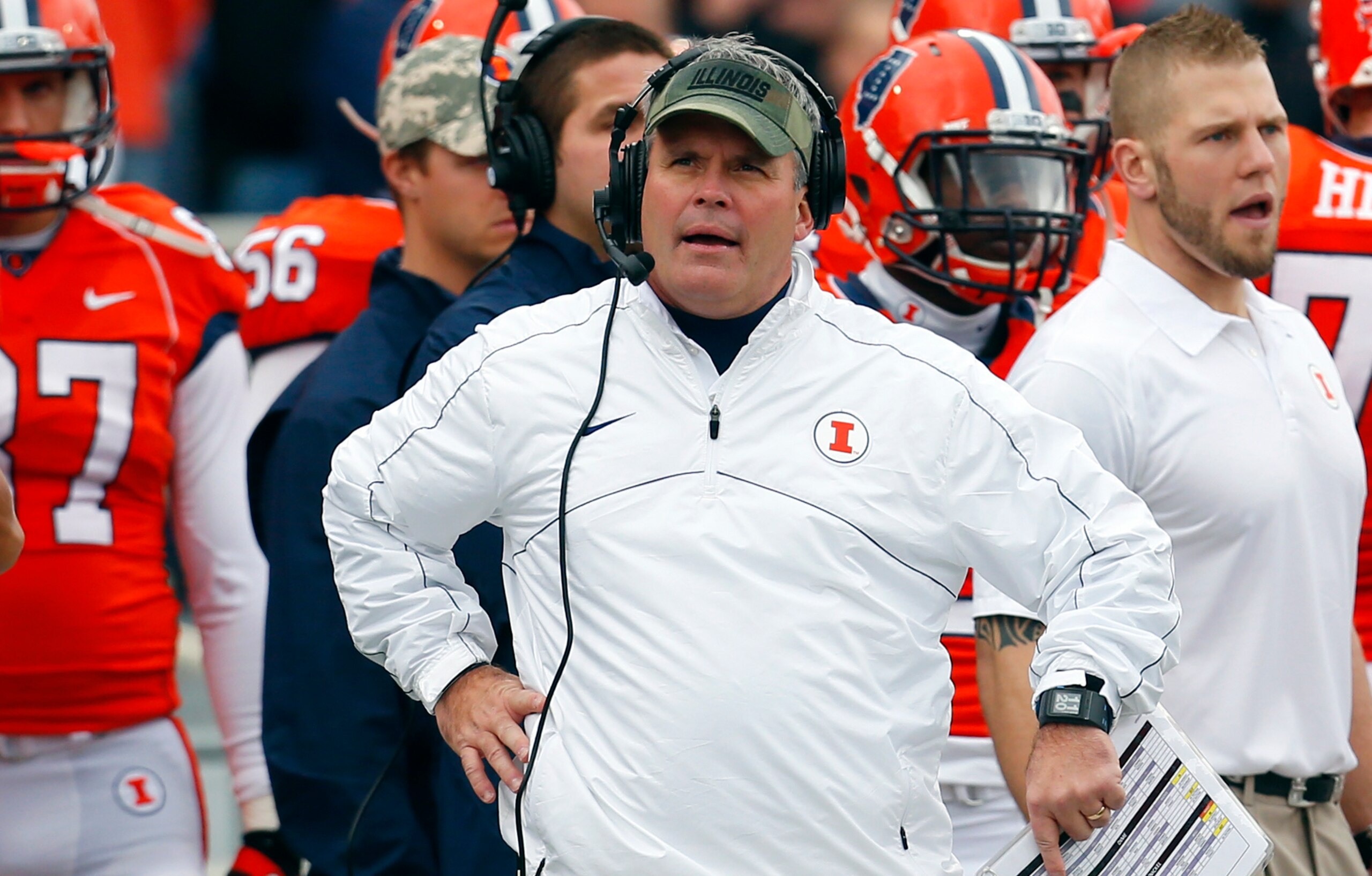 Tim Beckman needs to show improvement at Illinois this fall.