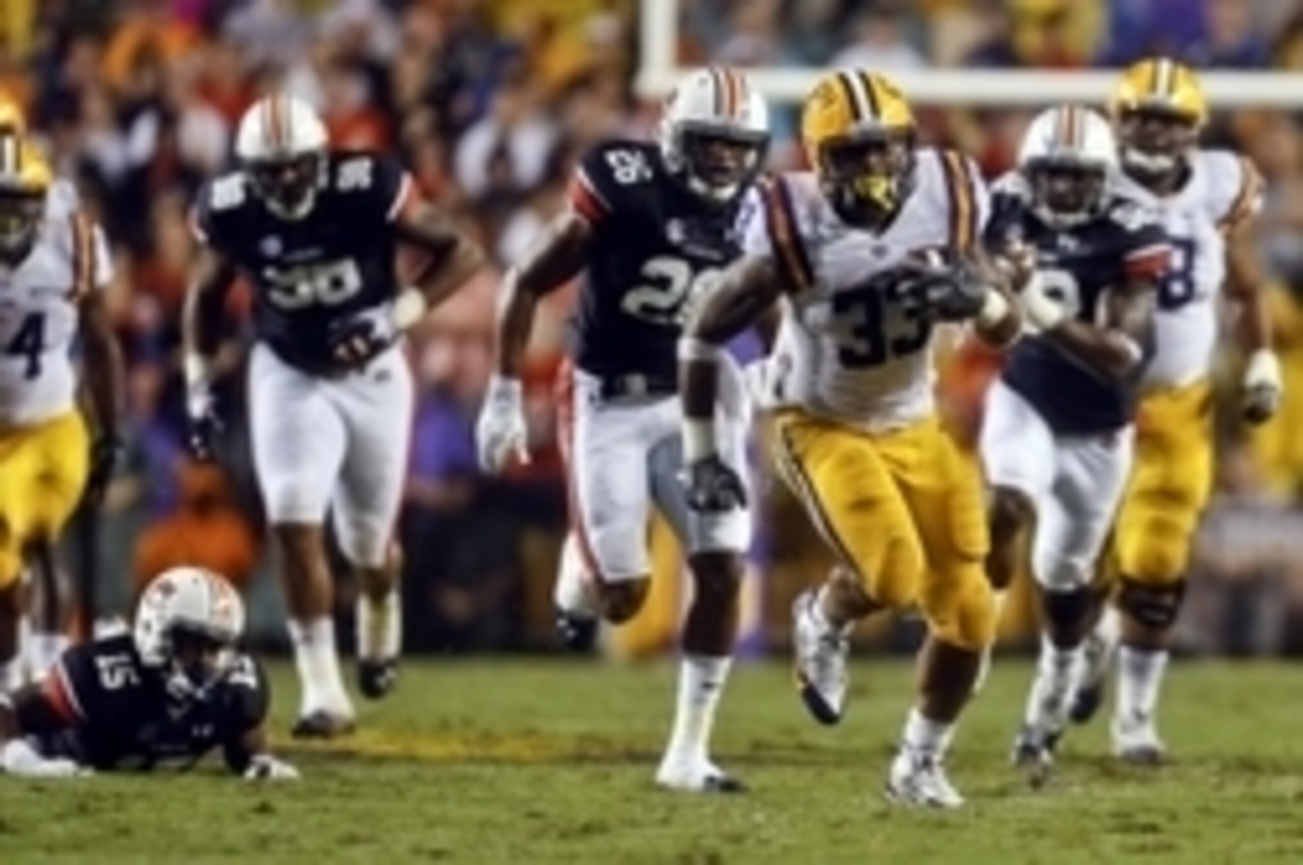 LSU RB Jeremy Hill vs. Auburn