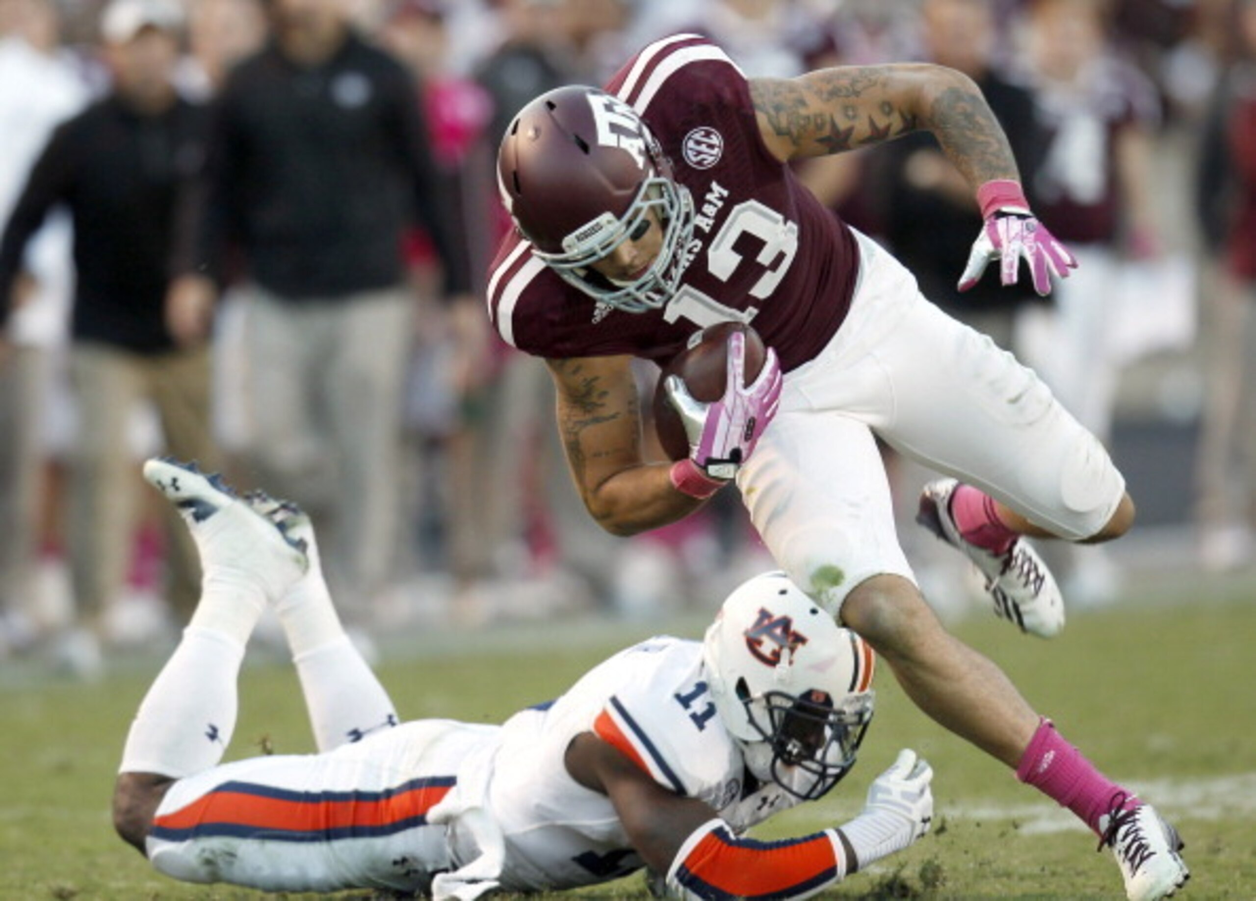 Texas A&M WR Mike Evans vs. Auburn