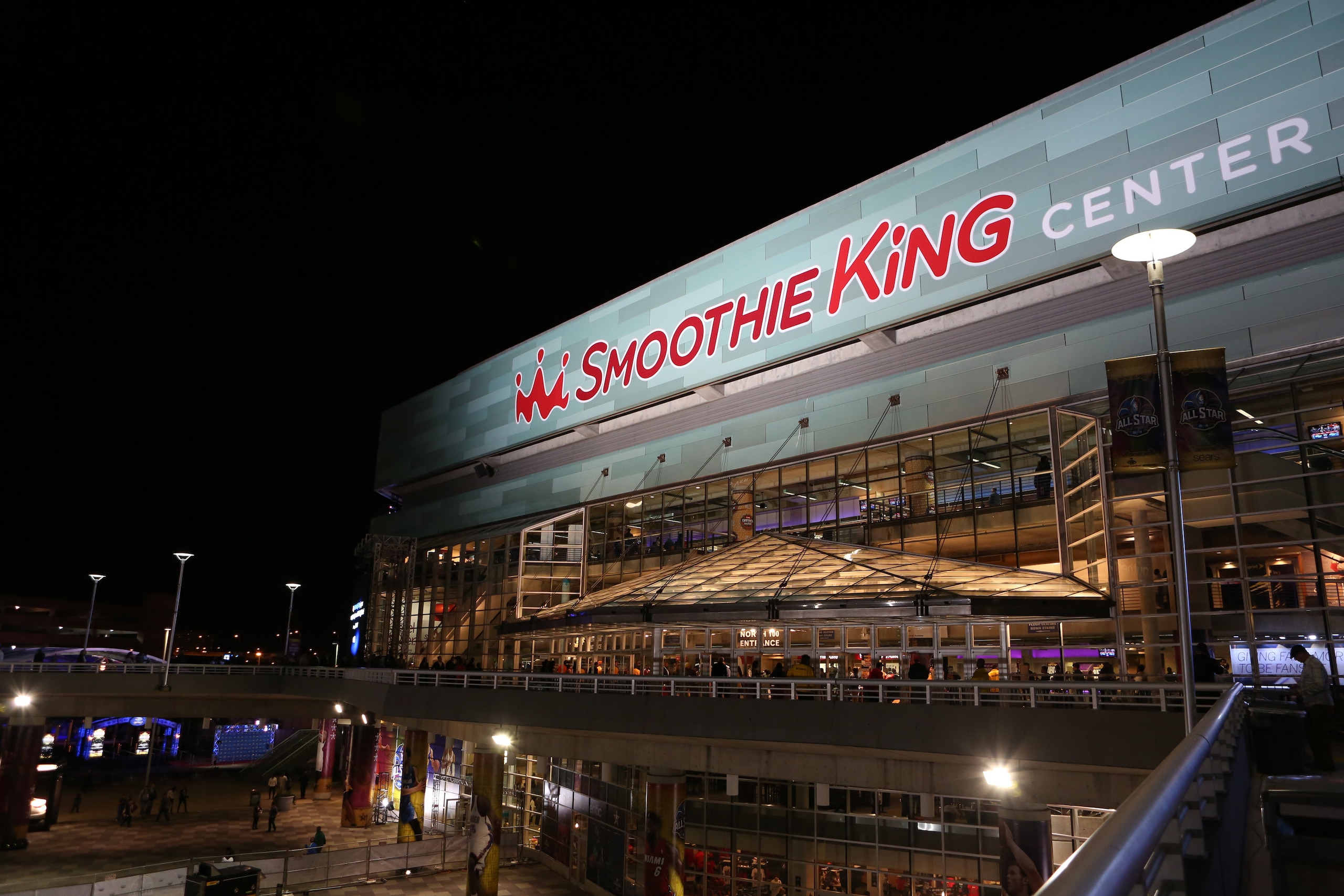 New Orleans Pelicans home arena, the Smoothie King Center New Orleans Pelicans home arena, the Smoothie King Center