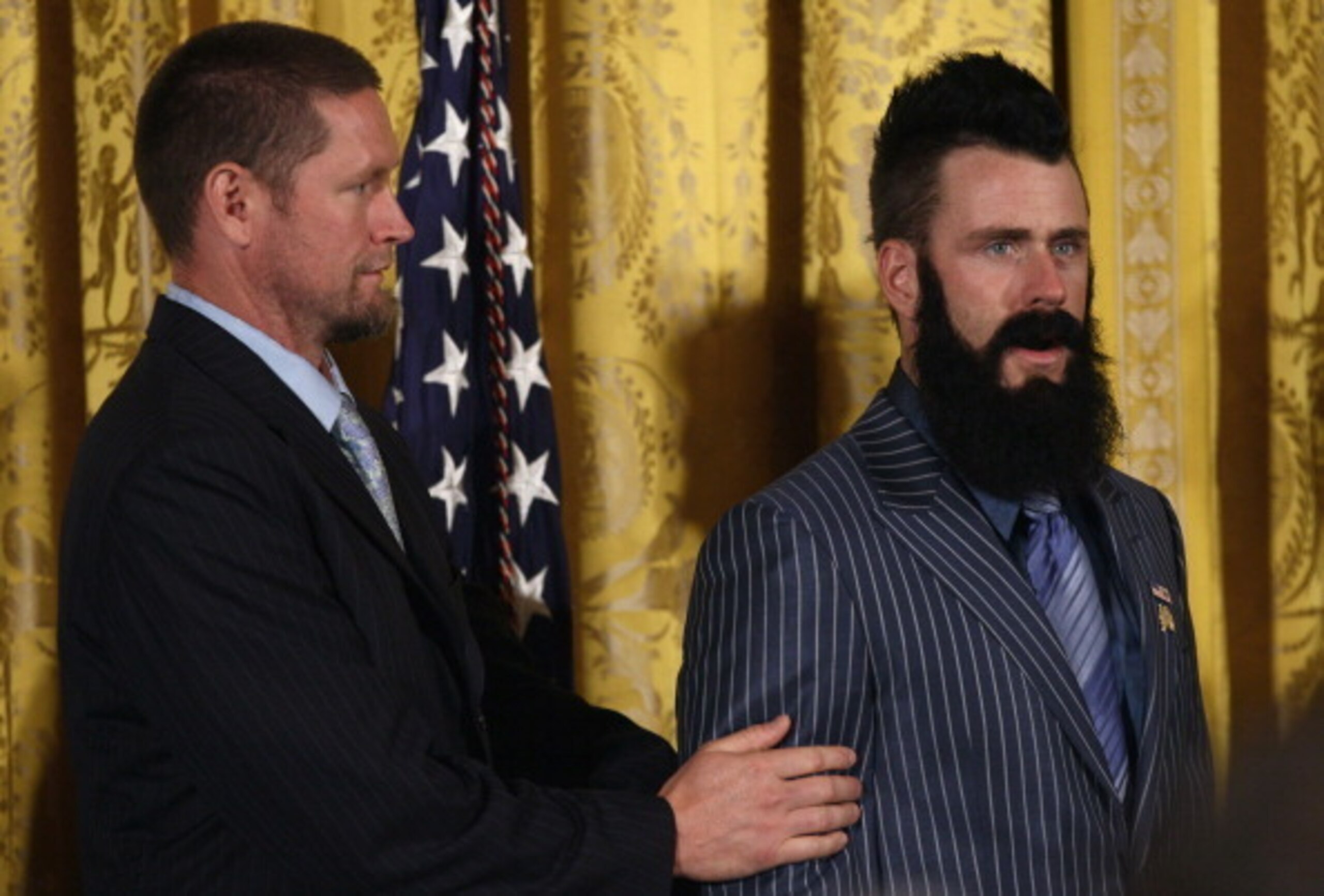 Brian Wilson attends the White House in style.