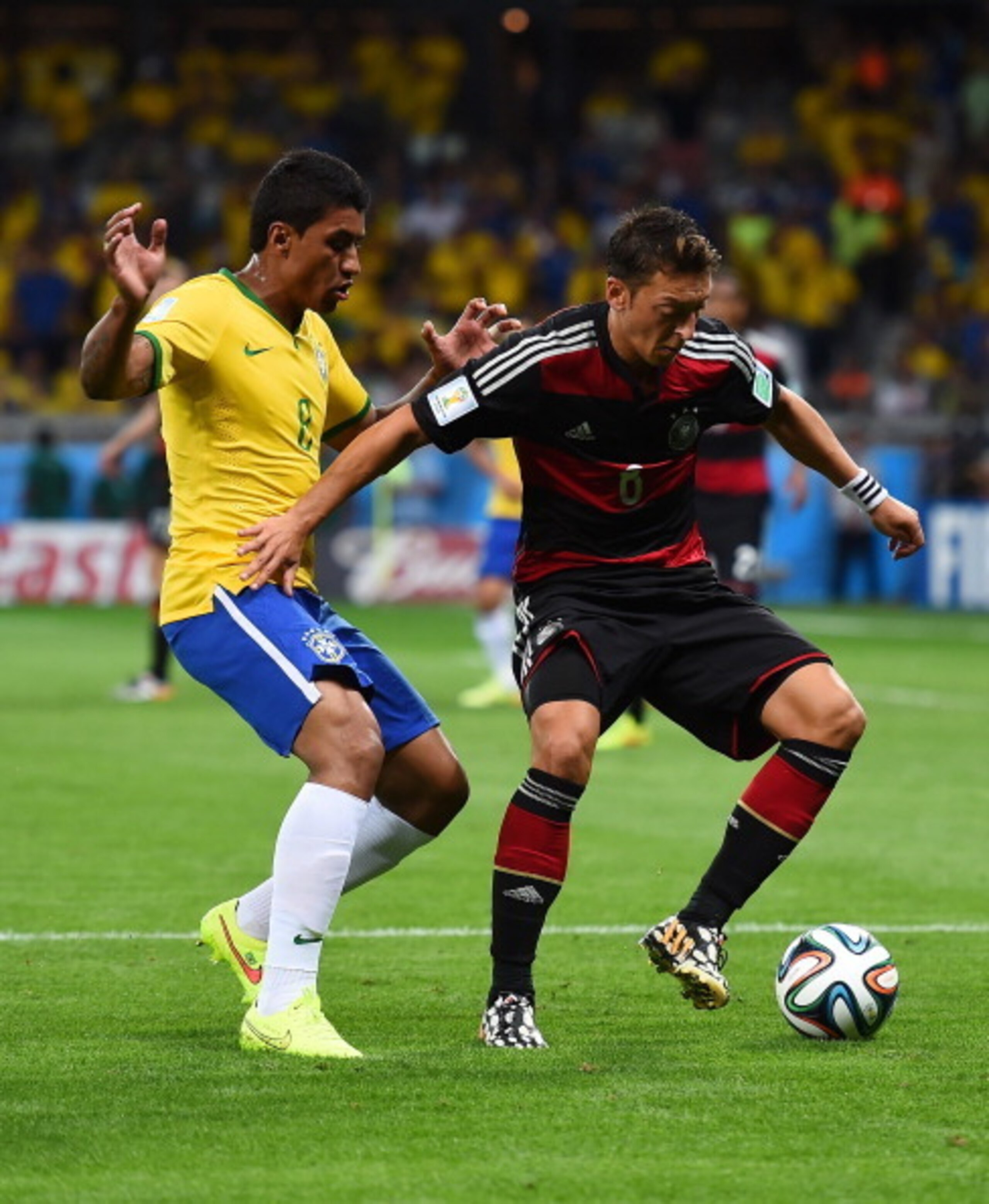 Mesut Ozil and the Germans are on the precipice of a World Cup victory.