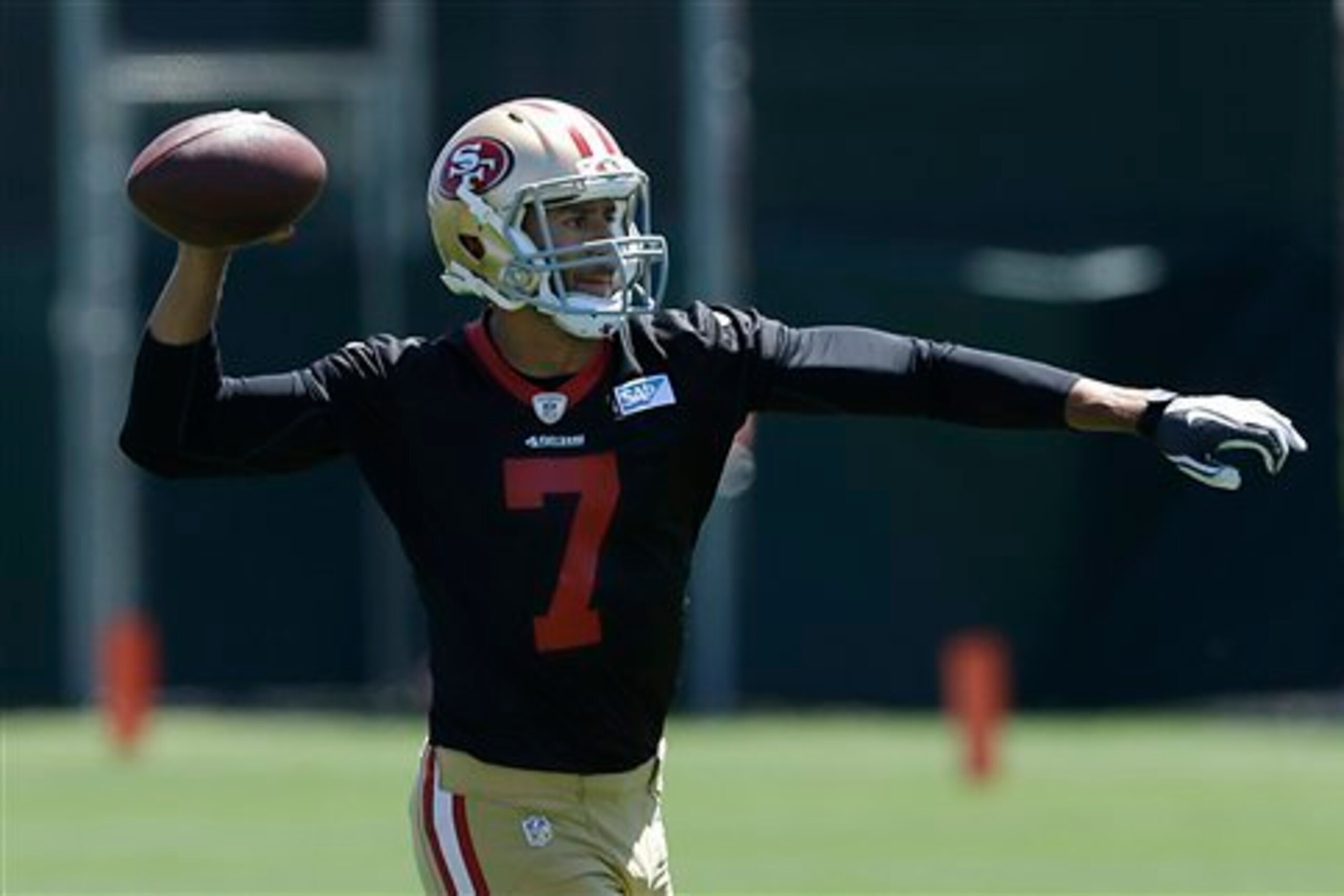 Colin Kaepernick will be expected to produce bigger numbers with an improved wide receiver corps.
