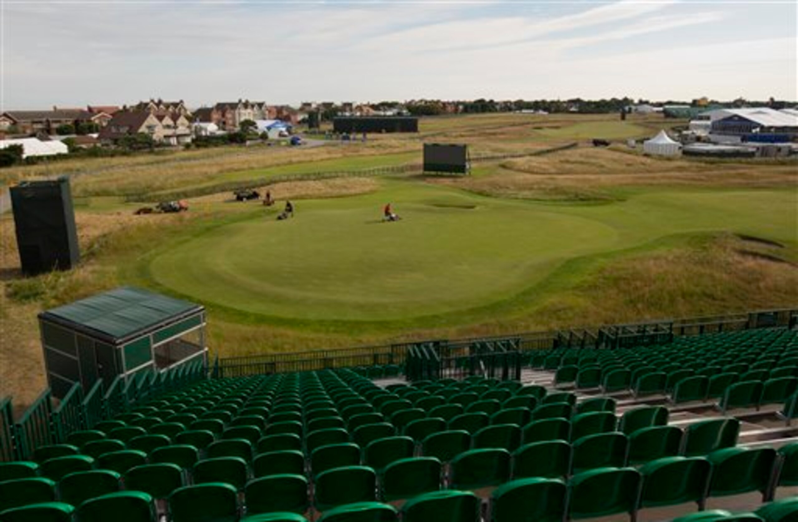 There is no question the golf course at Royal Liverpool is ready to receive visitors.