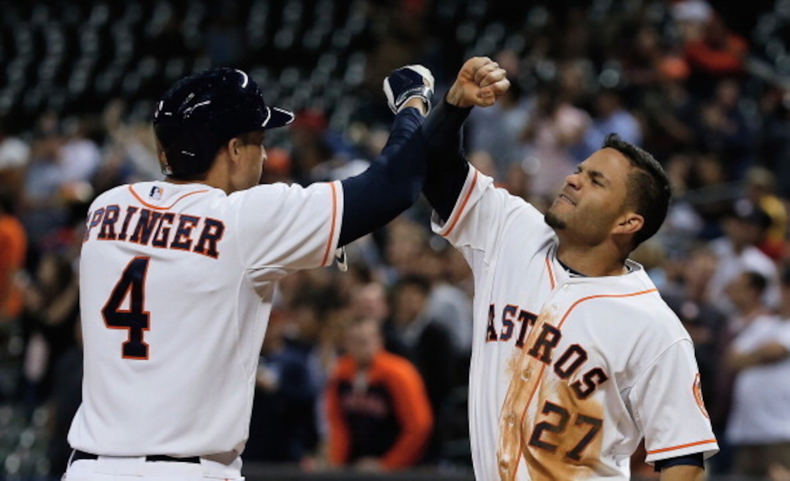 George Springer and Jose Altuve