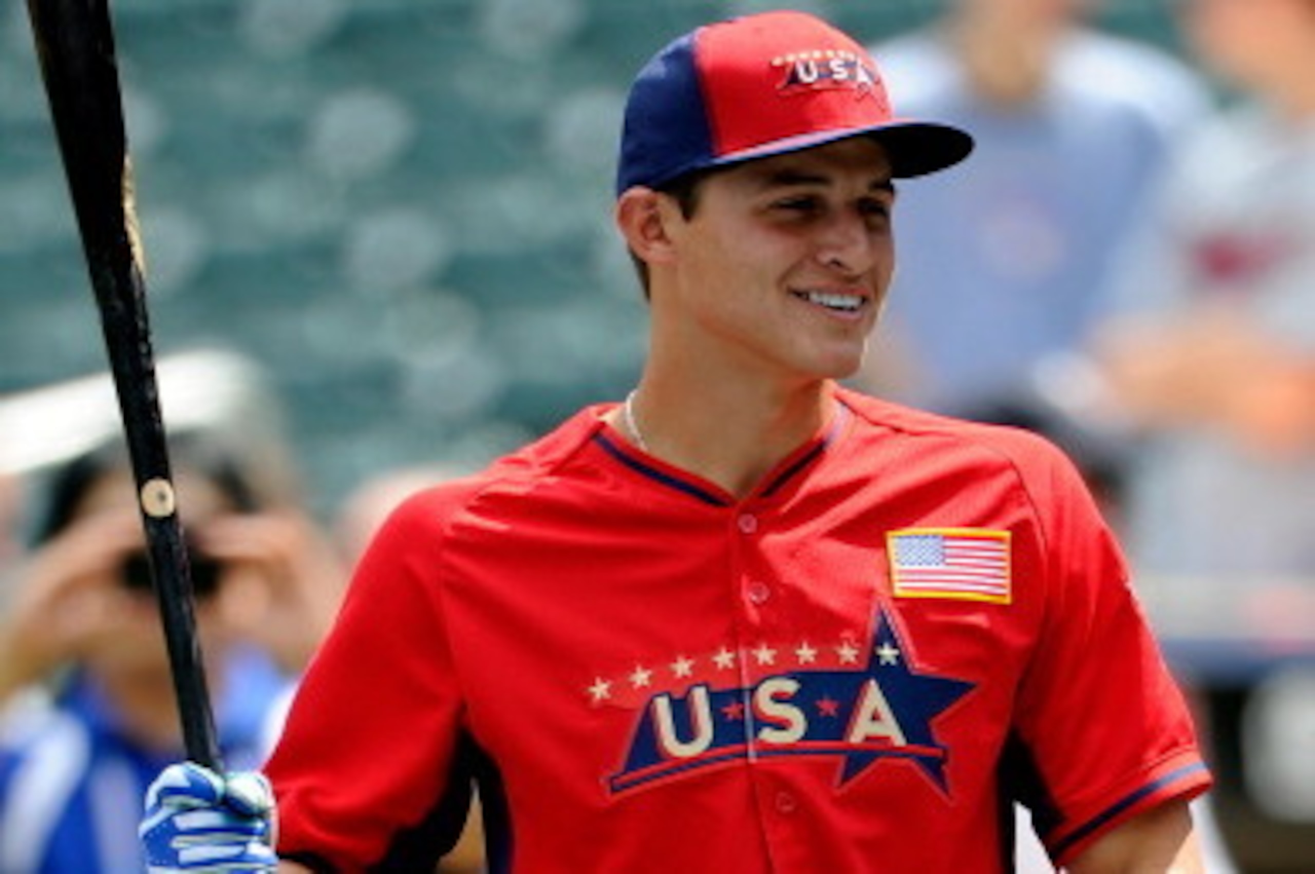 SS Corey Seager prepares for the 2014 Futures Game.