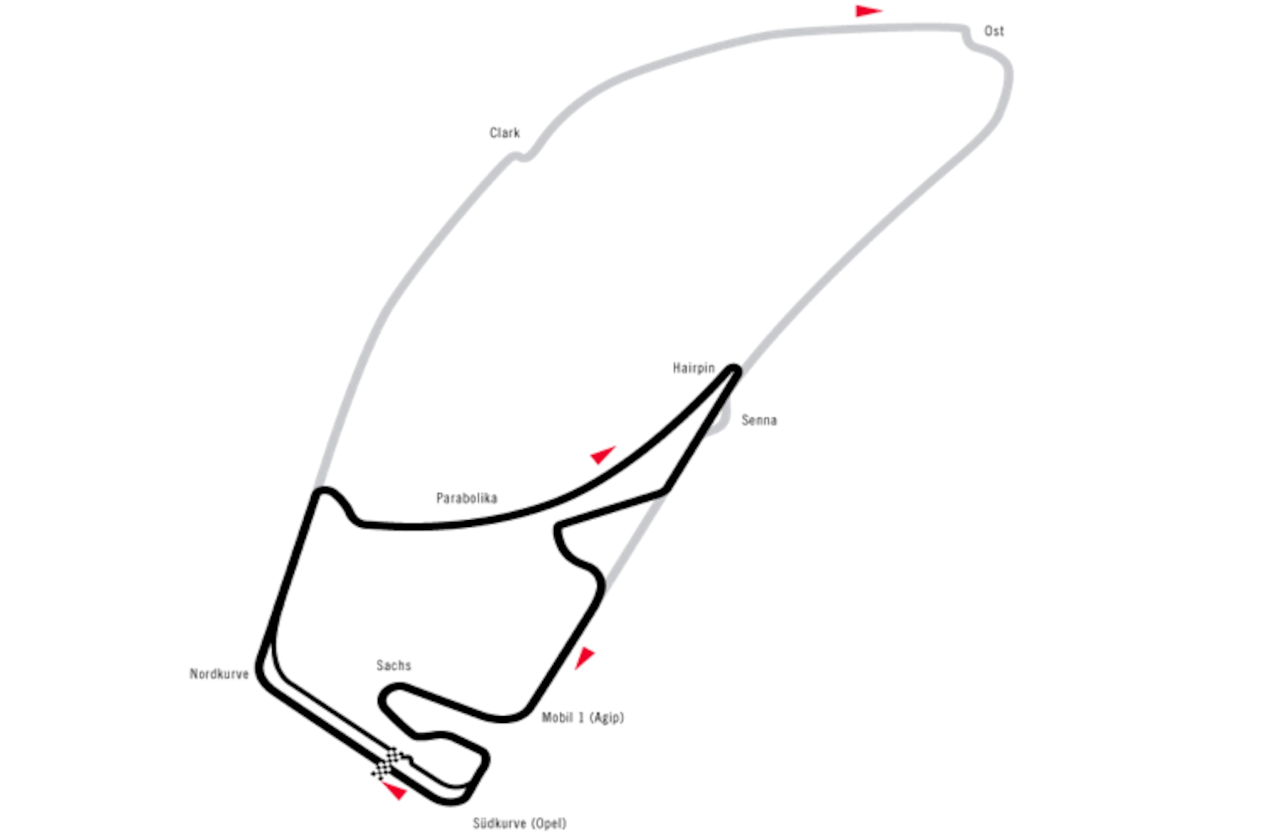 The revised circuit, overlaid on the original.