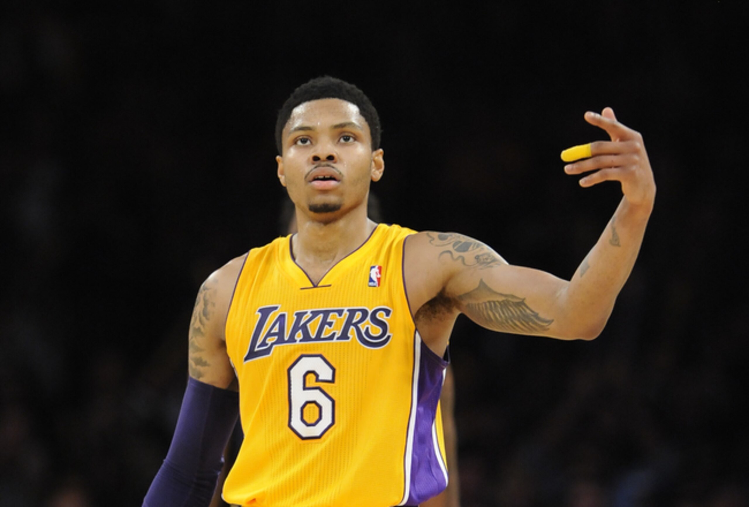 Kent Bazemore could become the Hawks' sixth man in 2014-15.