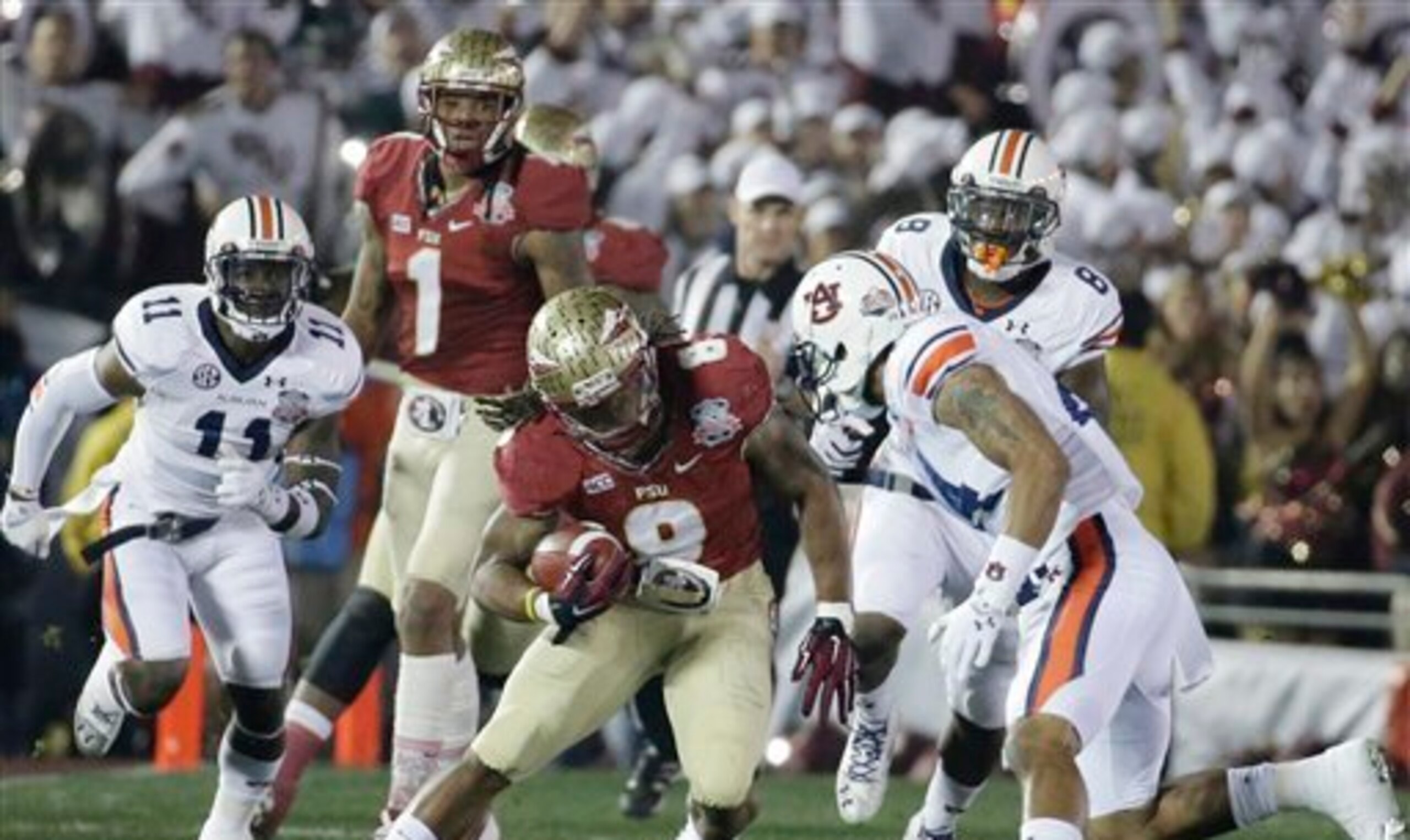 Karlos Williams figures to be the workhorse in Florida State's backfield this fall.