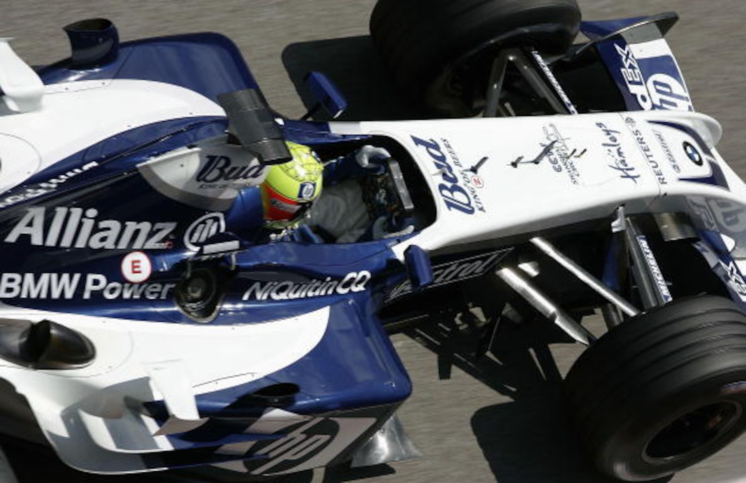 Schumacher at the 2004 Spanish Grand Prix.