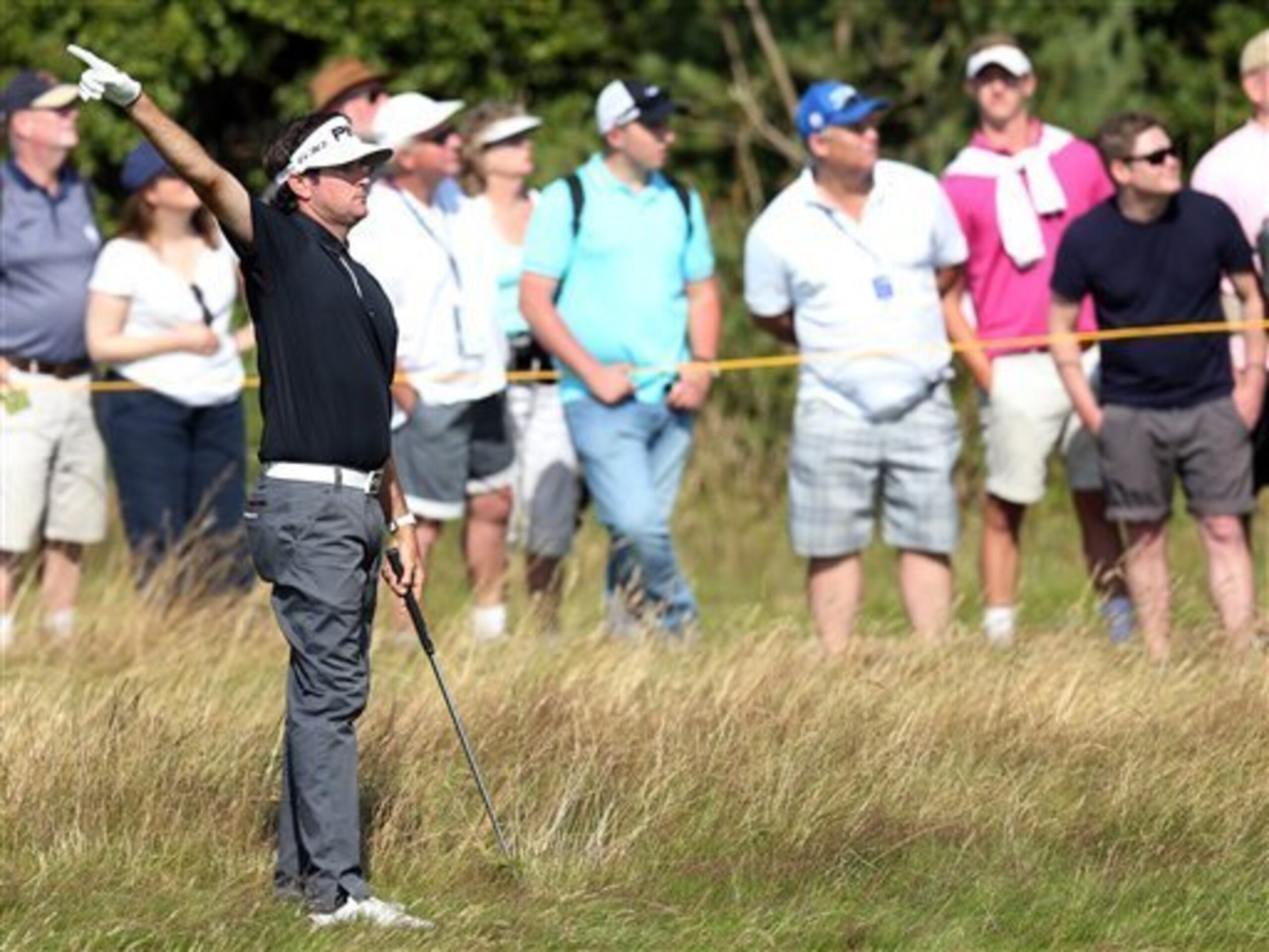 It was another day featuring plenty of these for Bubba Watson.