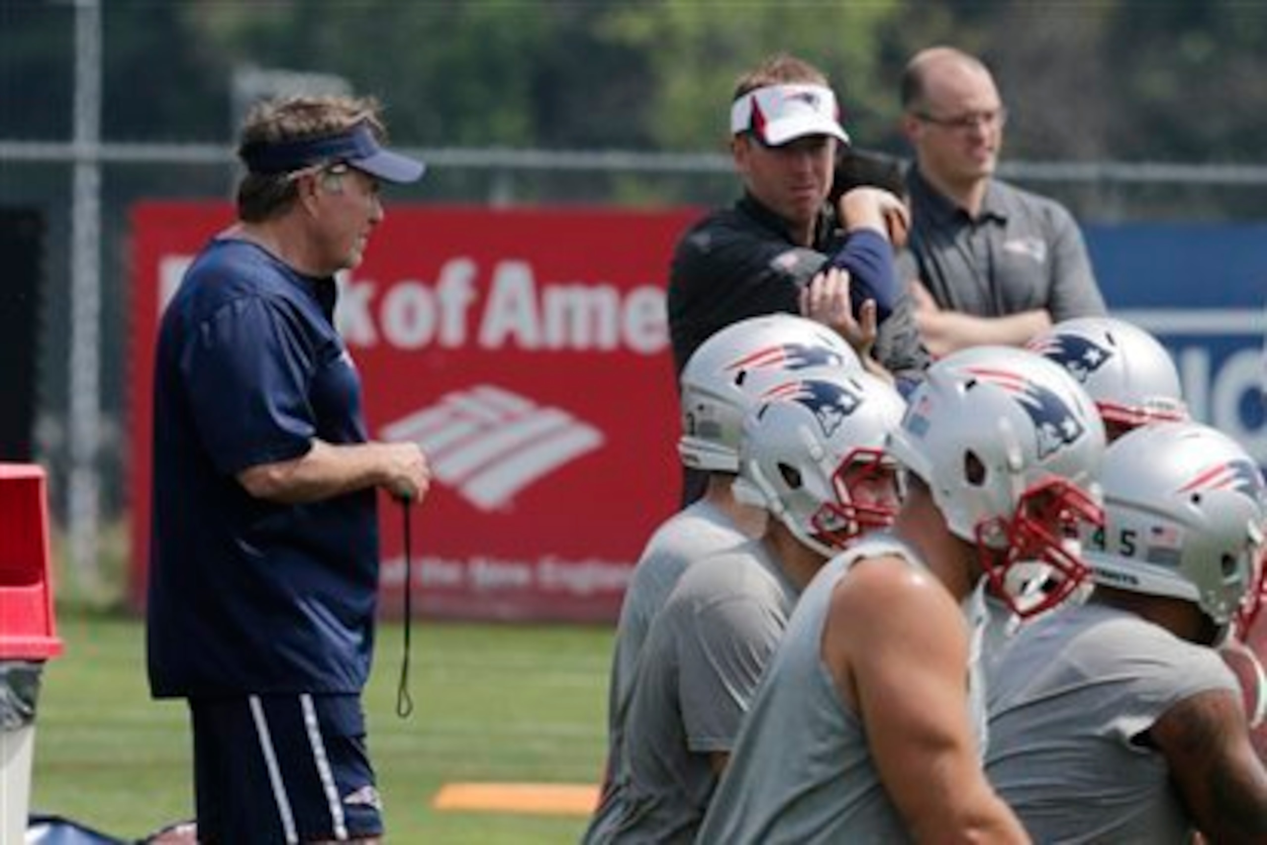 Bill Belichick has some work to do during training camp.