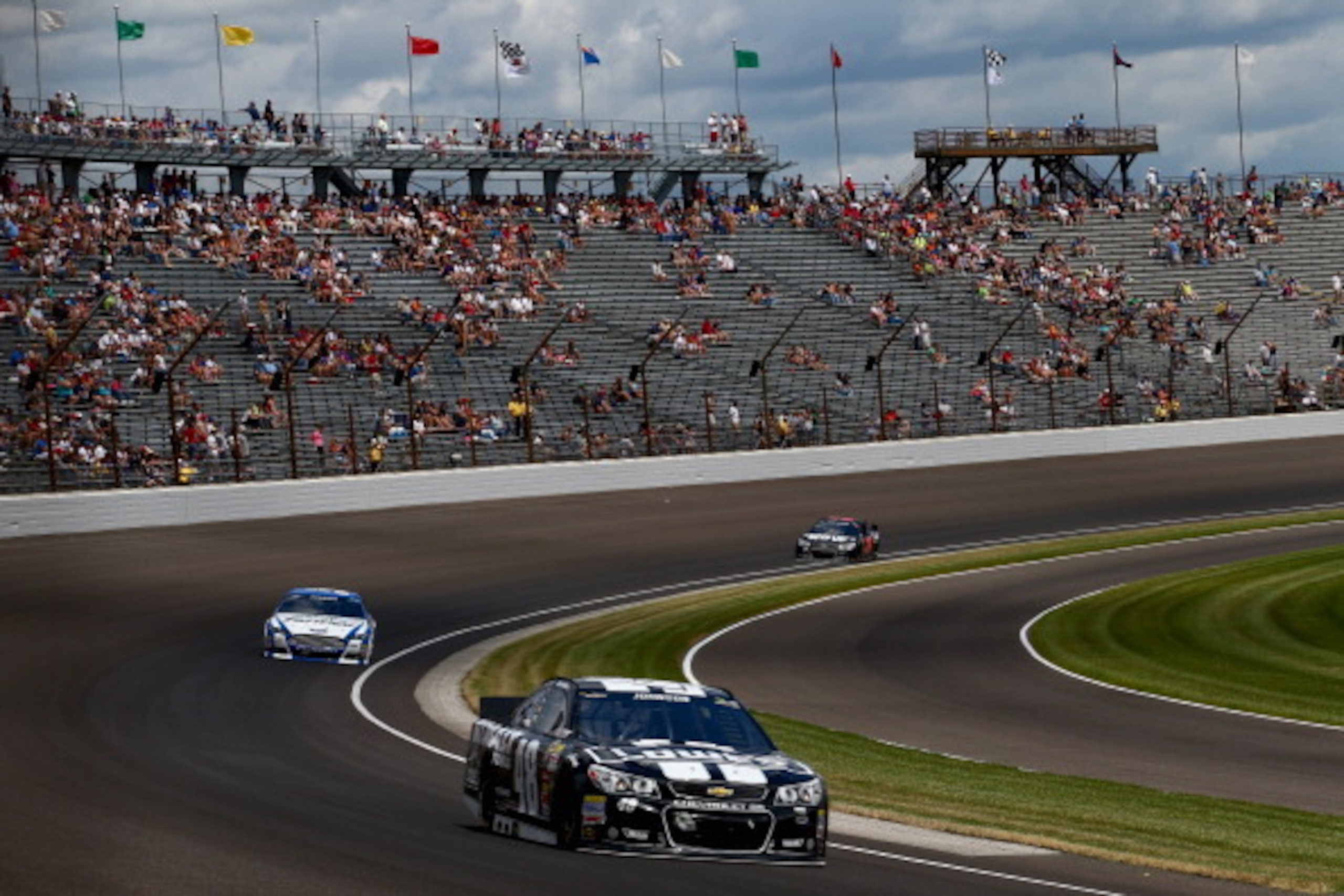 Empty grandstands for the 2013 Brickyard 400 Empty grandstands for the 2013 Brickyard 400