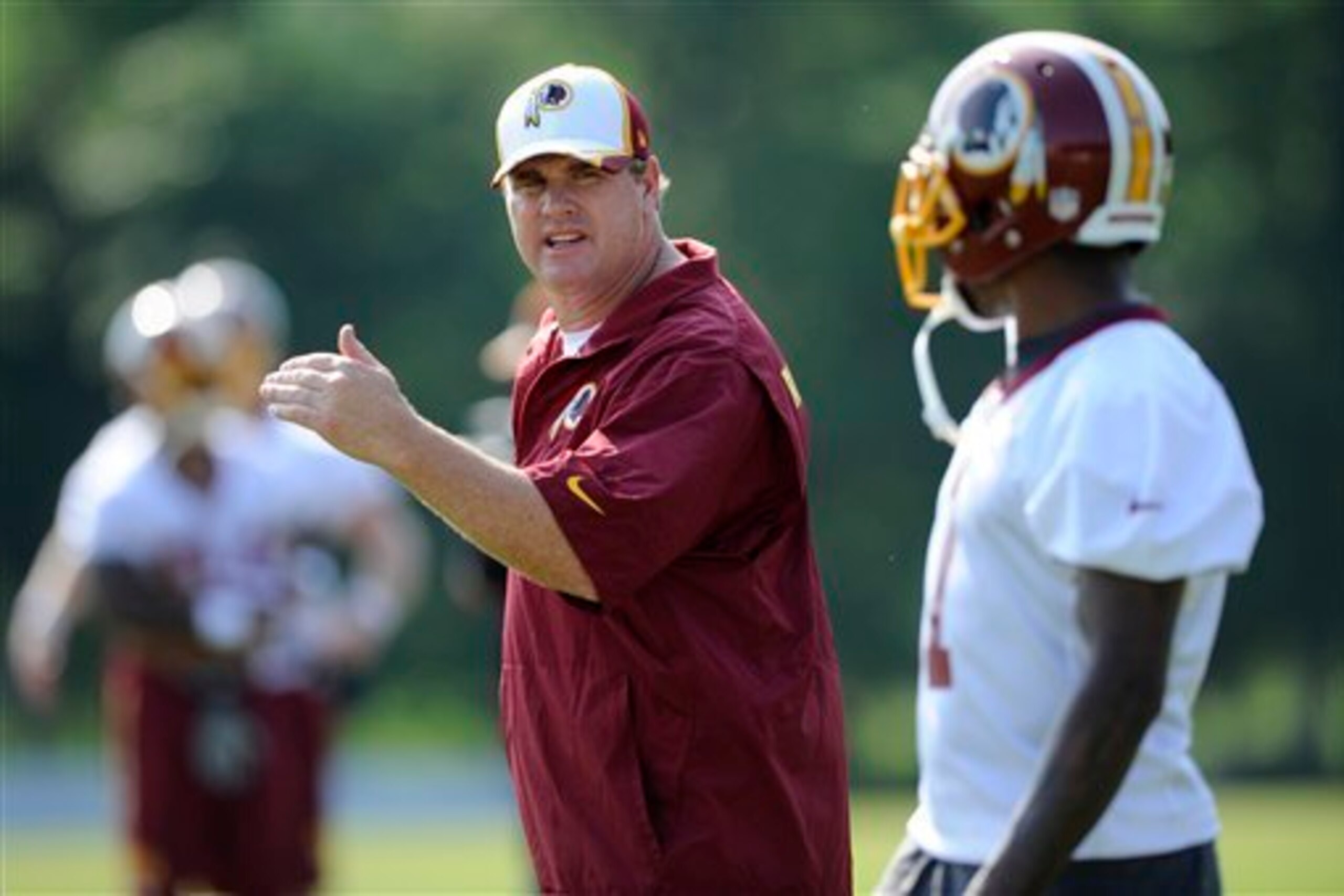 Jay Gruden wasted no time in making changes after arriving in Washington.