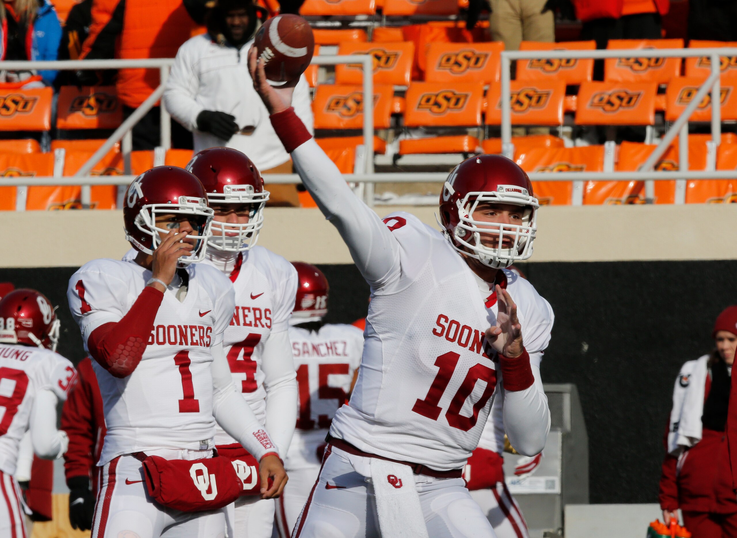 Bell's (right) quarterback days are behind him.