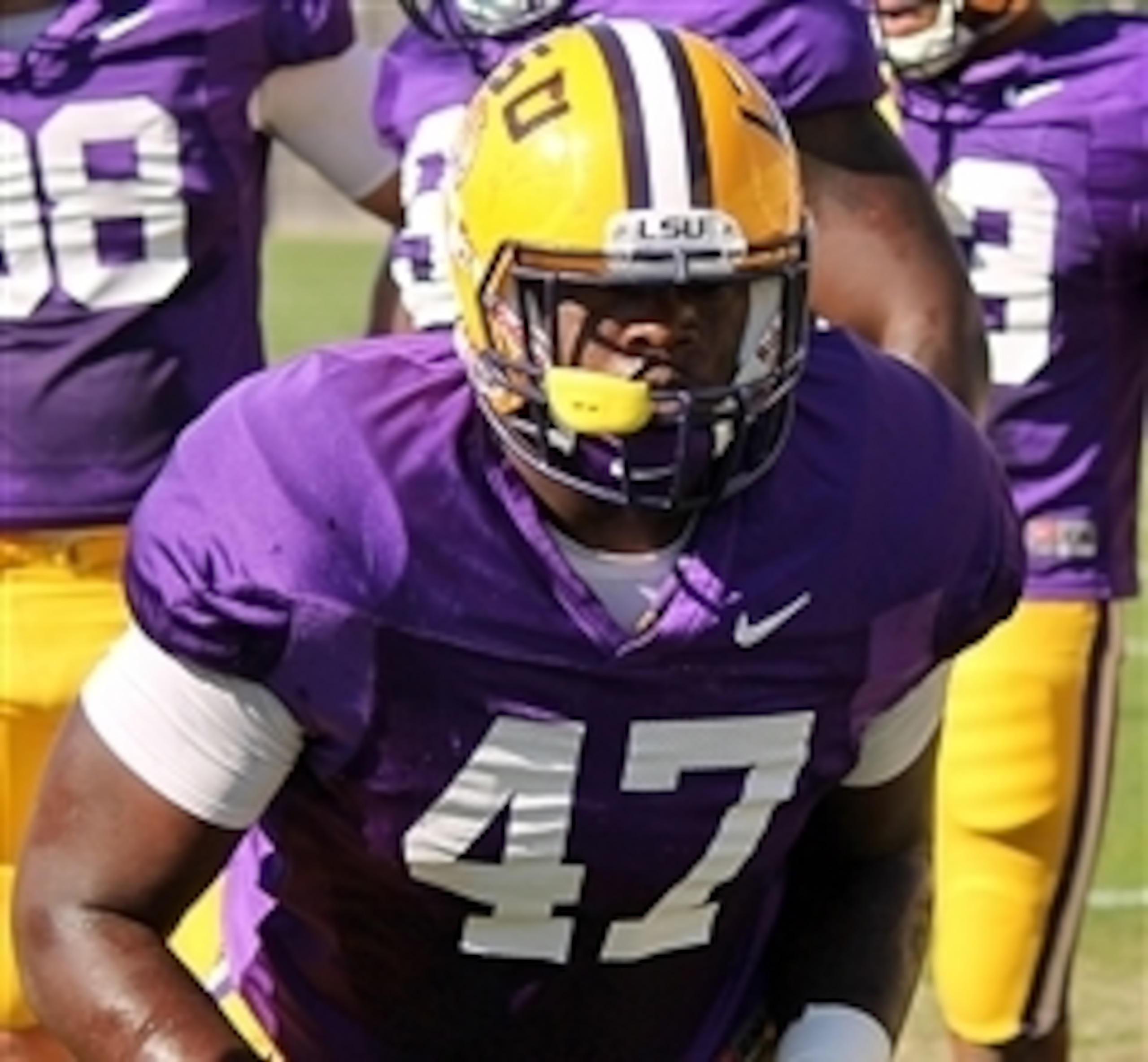 LSU defensive tackle Maquedius Bain