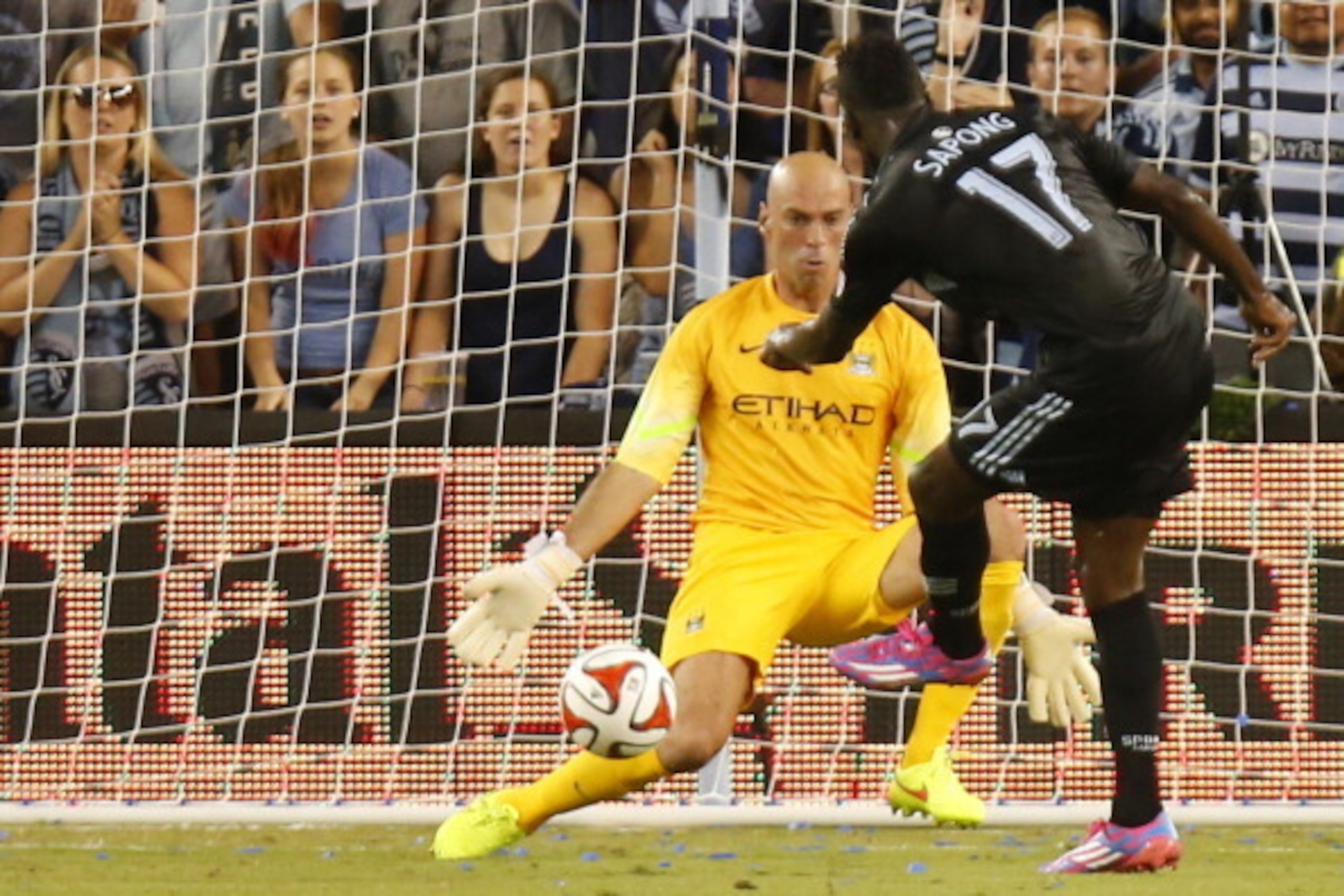 Caballero was certainly not at fault on Sporting Kansas City's lone goal.