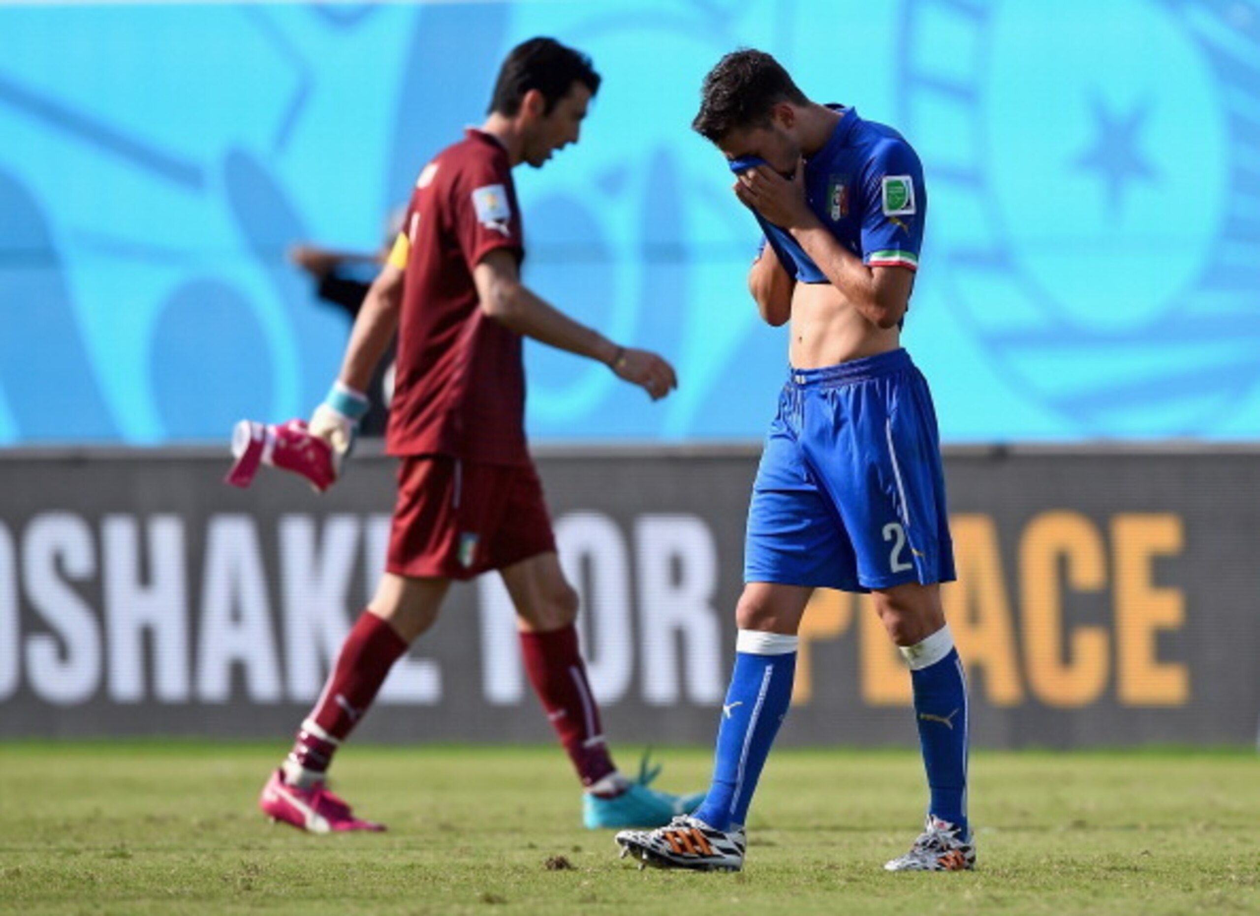 Gigi Buffon (background) and Mattia De Sciglio will likely be pieces regardless of who the coach will be.