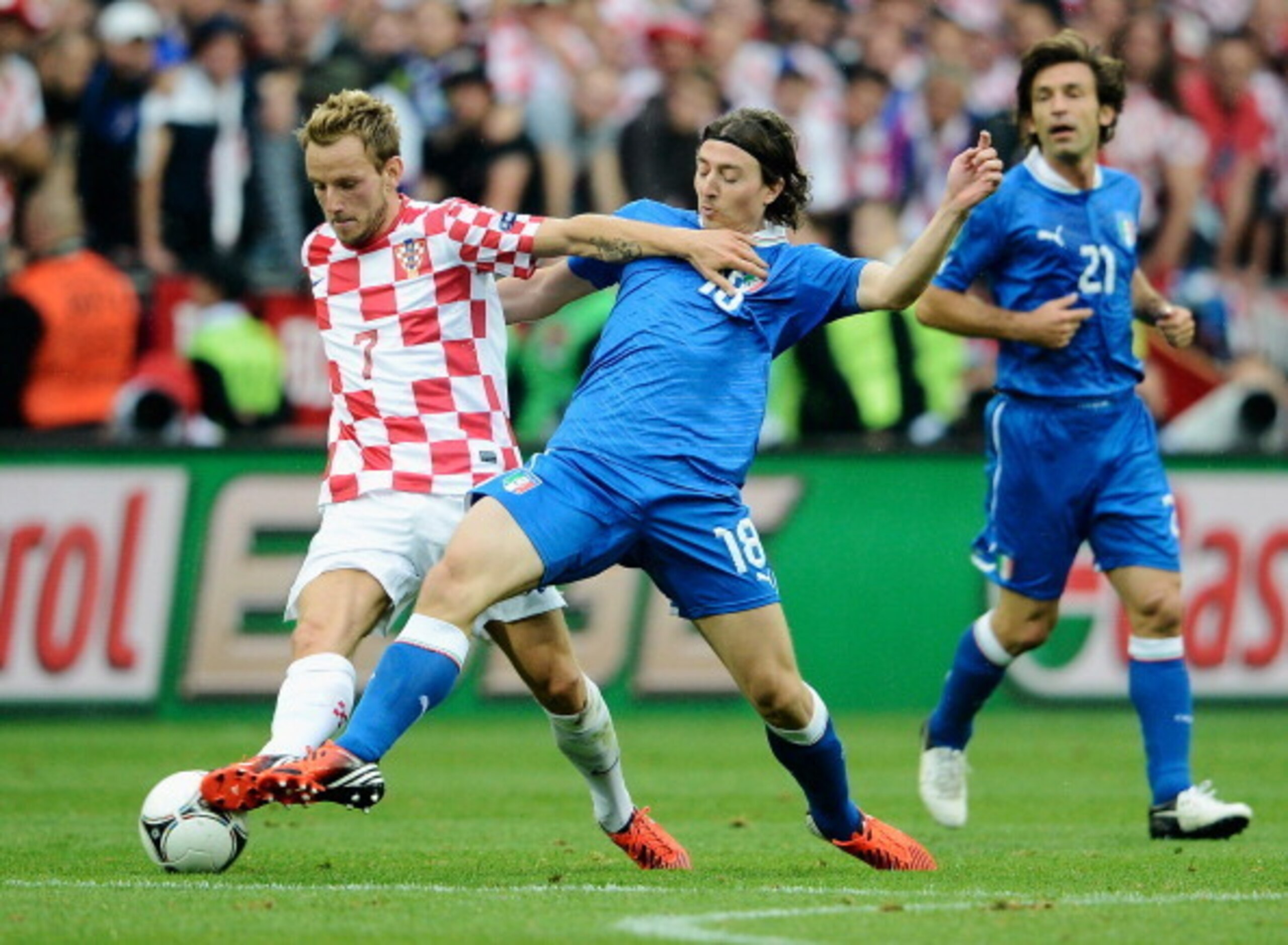 Italy and Croatia played to a draw at Euro 2012.