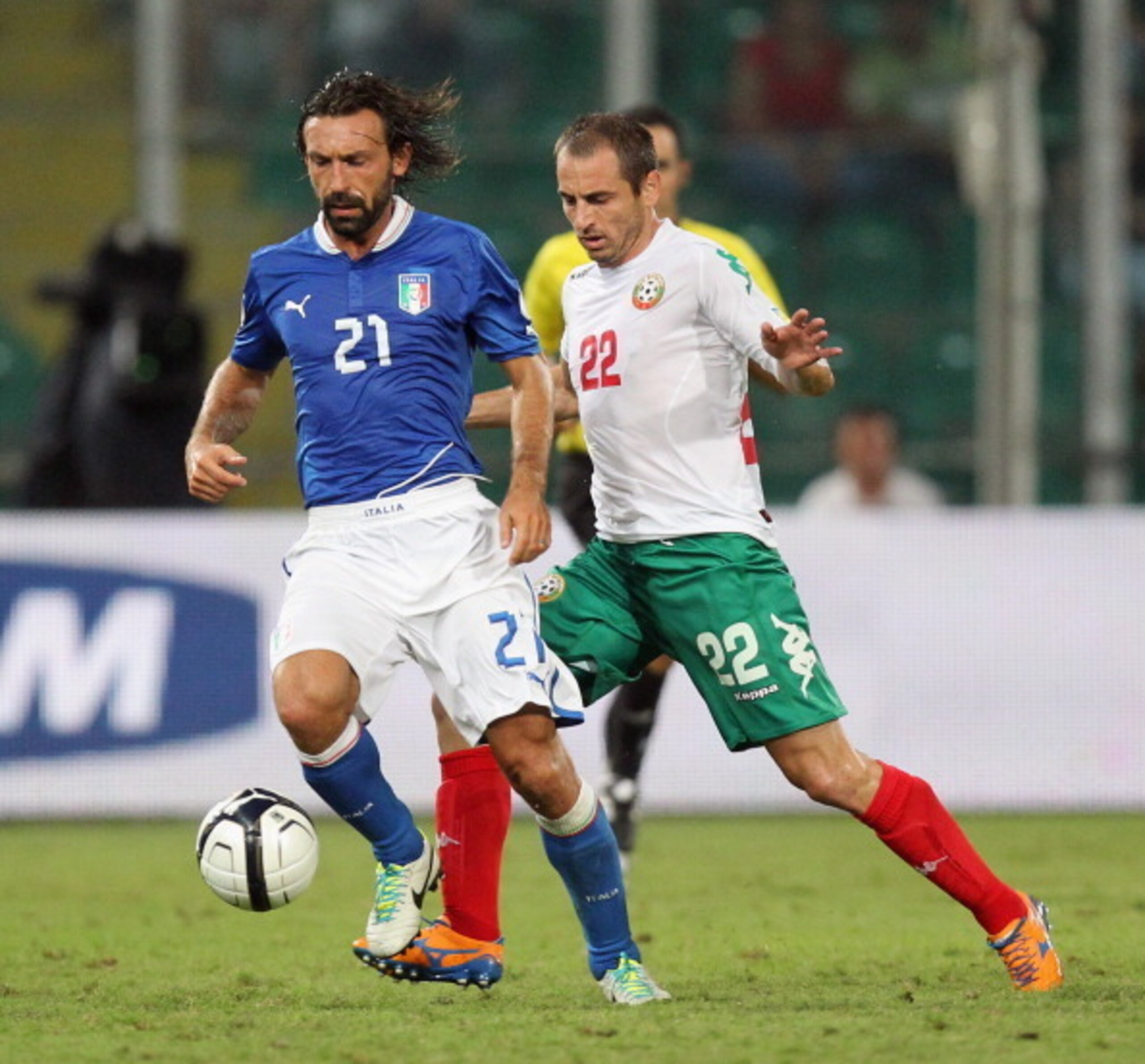Andrea Pirlo led Italy to a 1-0 win in their last meeting with Bulgaria in 2013.