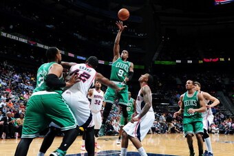 Rajon Rondo's clock may be ticking in Boston, but he's still the starting point guard.