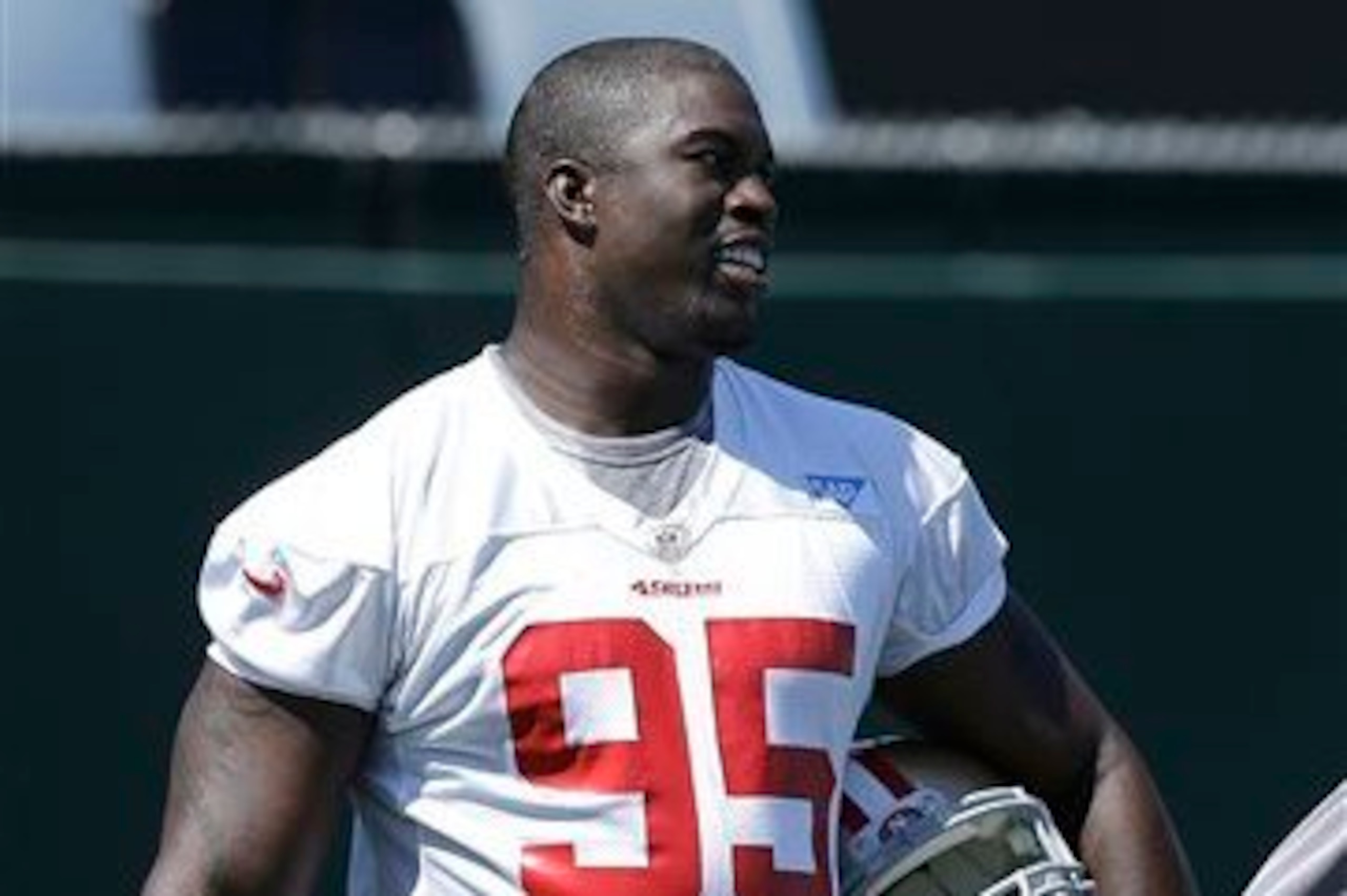 Defensive end Tank Carradine will have his first chance to impact San Francisco's defense after missing all of 2013.
