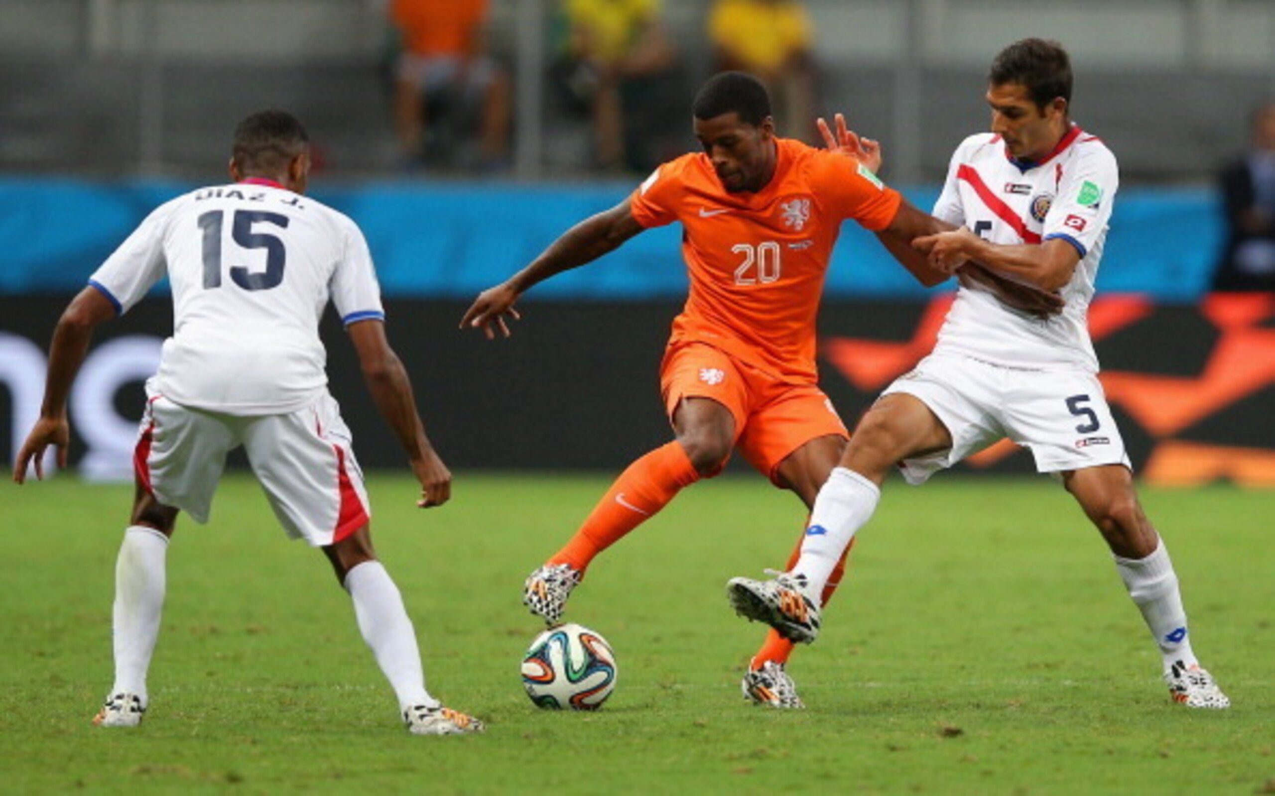 Georginio Wijnaldum would significantly strengthen Van Gaal's attacking force at United.