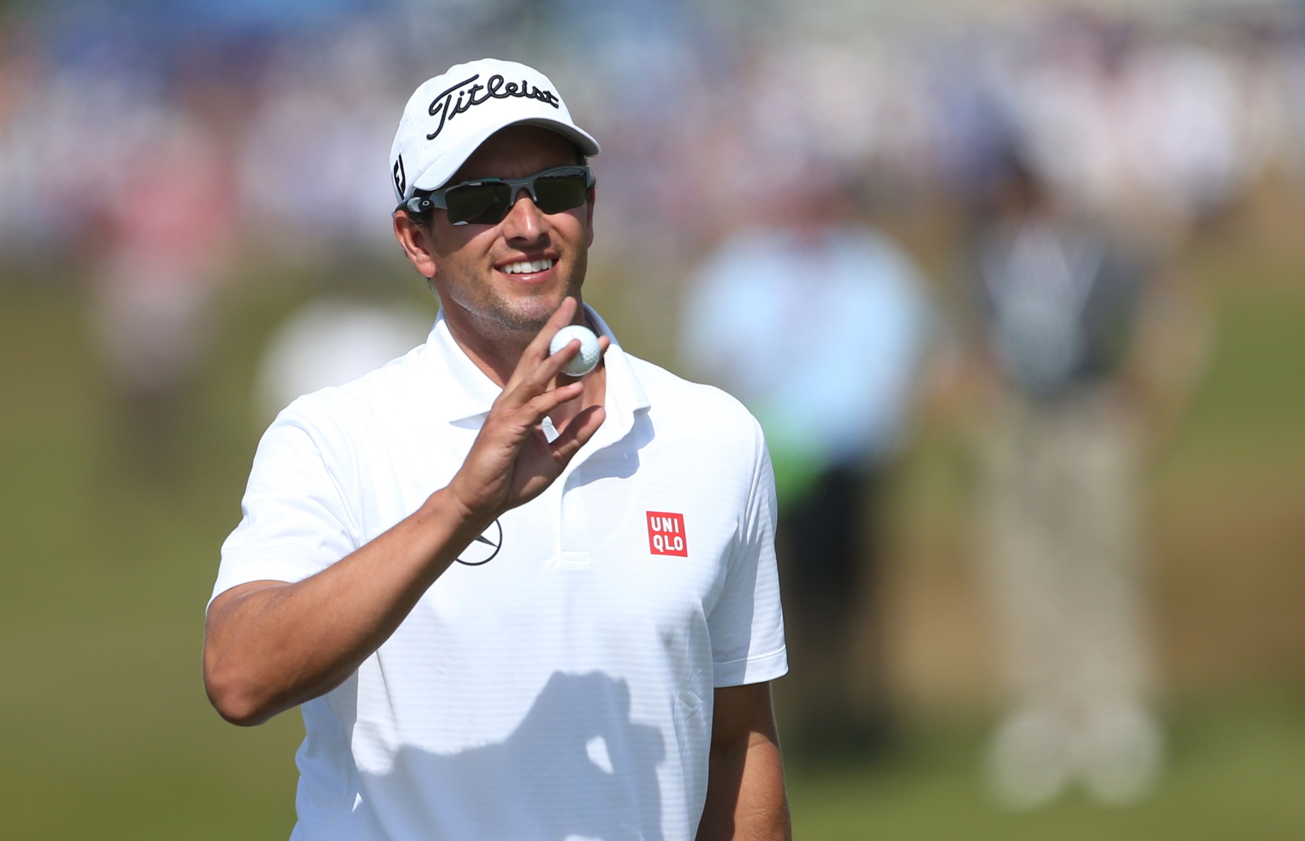 There have been plenty of smiles for Adam Scott this year.