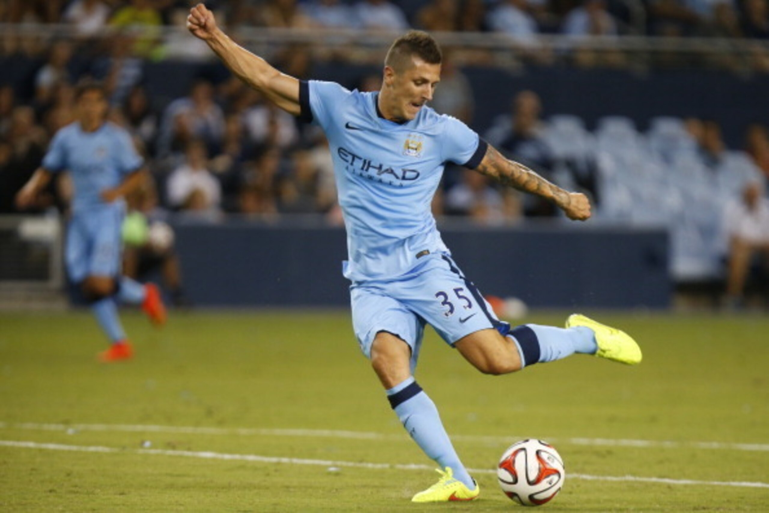 Jovetic is in City's plans. So says Manuel Pellegrini anyway.