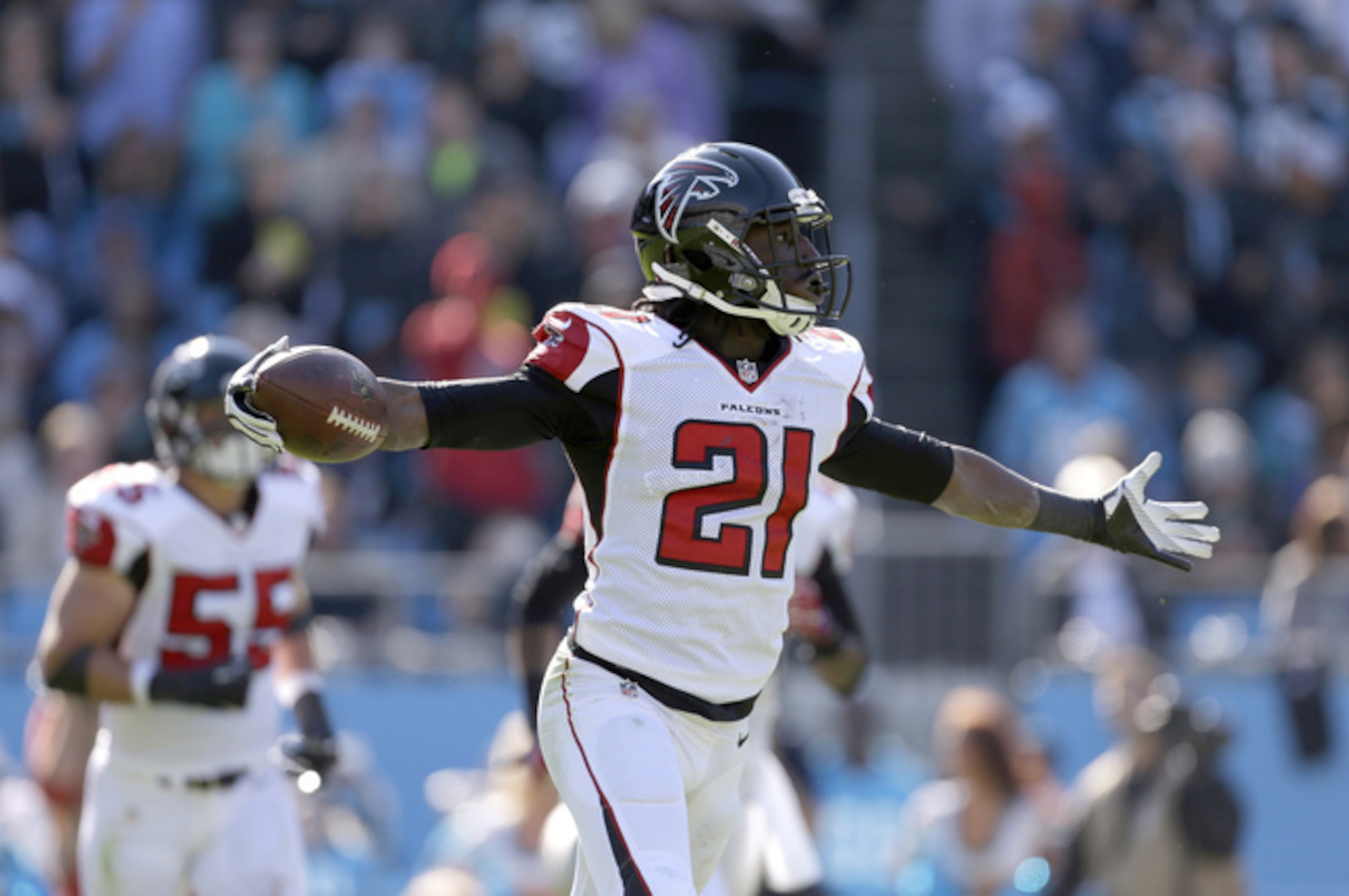Second-year cornerback Desmond Trufant will be forced into more responsibility in 2014.
