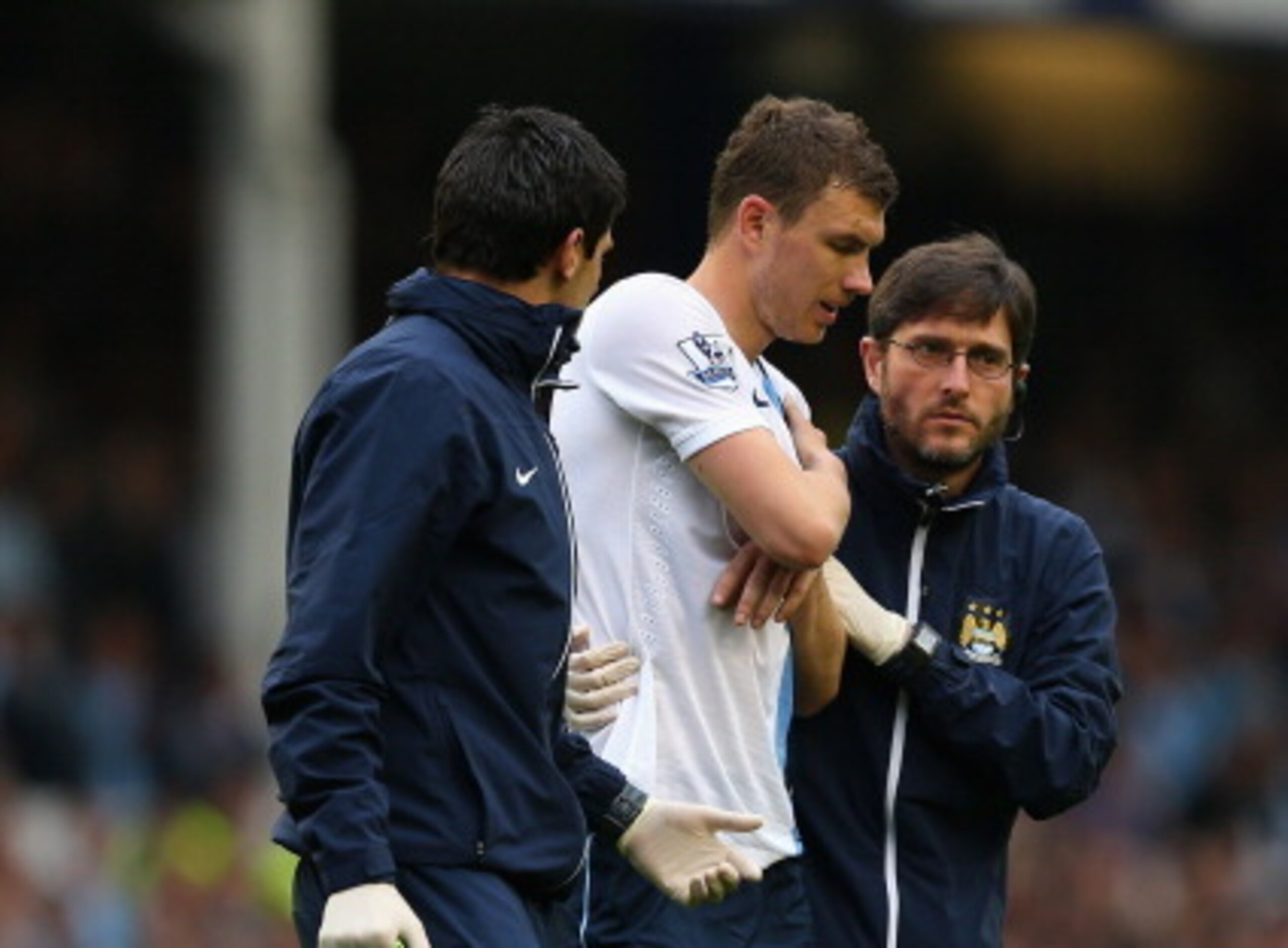 Remember this oldie but goodie from Everton last season? It was sort of like that for Dzeko against Liverpool. Remember this oldie but goodie from Everton last season? It was sort of like that for Dzeko against Liverpool.