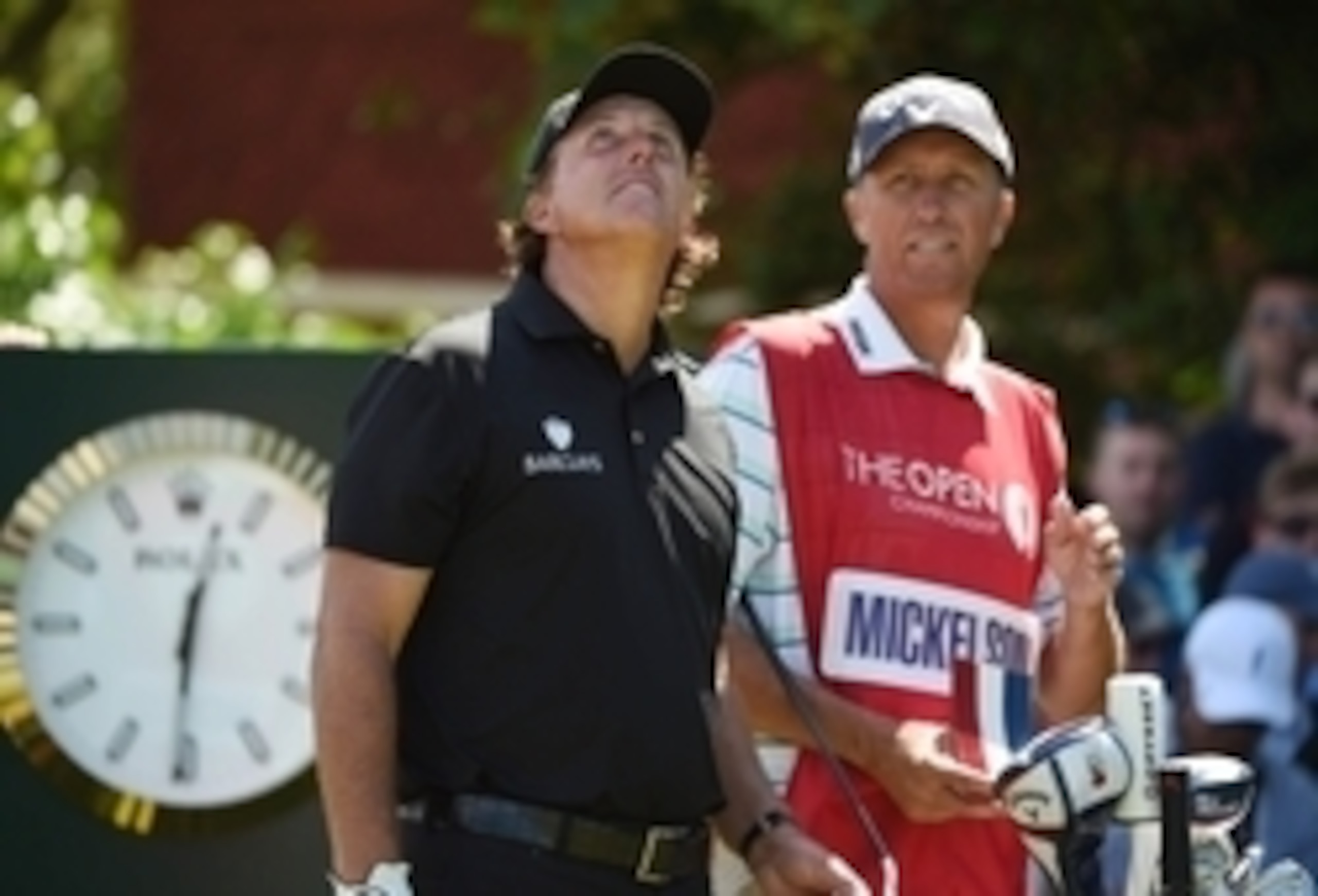 Is Phil Mickelson looking to the skies for answers?