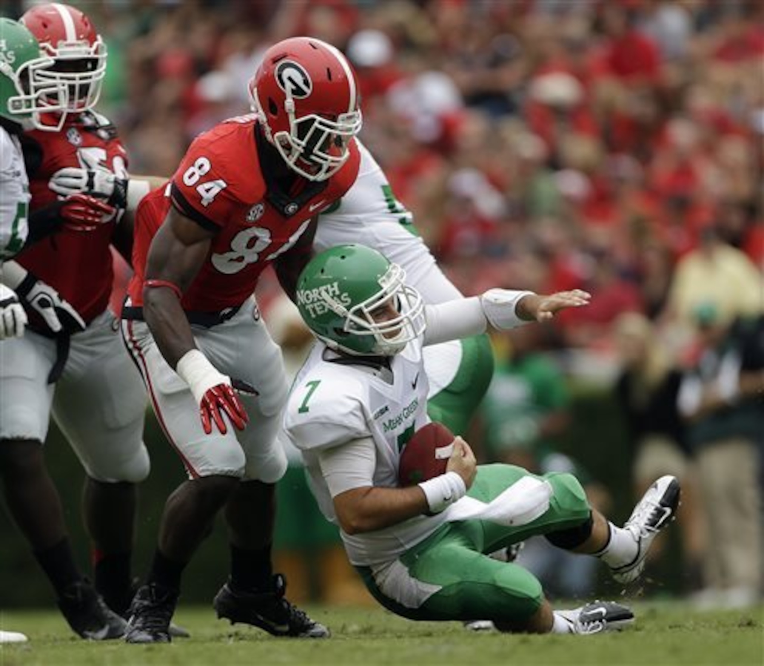 Sophomore linebacker Leonard Floyd